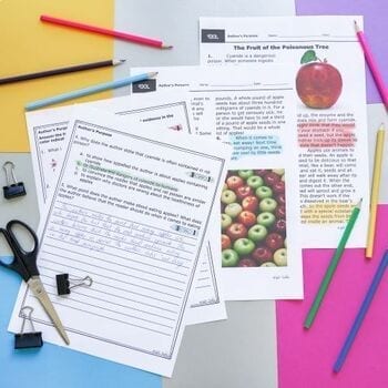 Author's Purpose & Point of View 6th Grade Reading Comprehension Passages RI.6.6 - Image 2