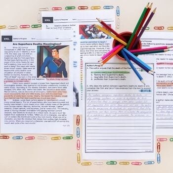 Author's Purpose & Point of View 6th Grade Reading Comprehension Passages RI.6.6 - Image 3