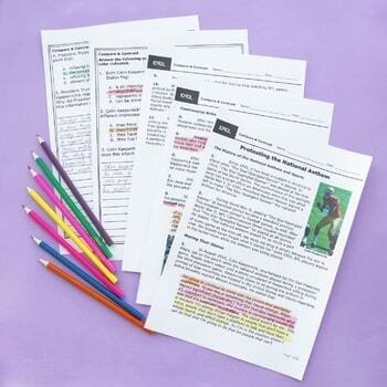 Compare & Contrast Author Presentation - RI.6.9 Reading Passages Questions RI6.9 - Image 4