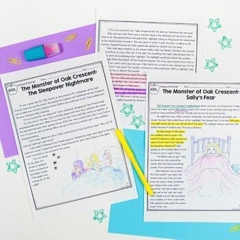 Compare & Contrast Stories Series Reading Passages Worksheets 3rd Grade RL.3.9 - Image 2