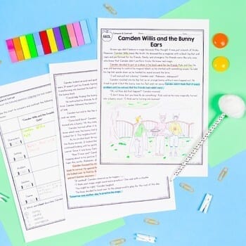 Compare & Contrast Stories Series Reading Passages Worksheets 3rd Grade RL.3.9 - Image 3