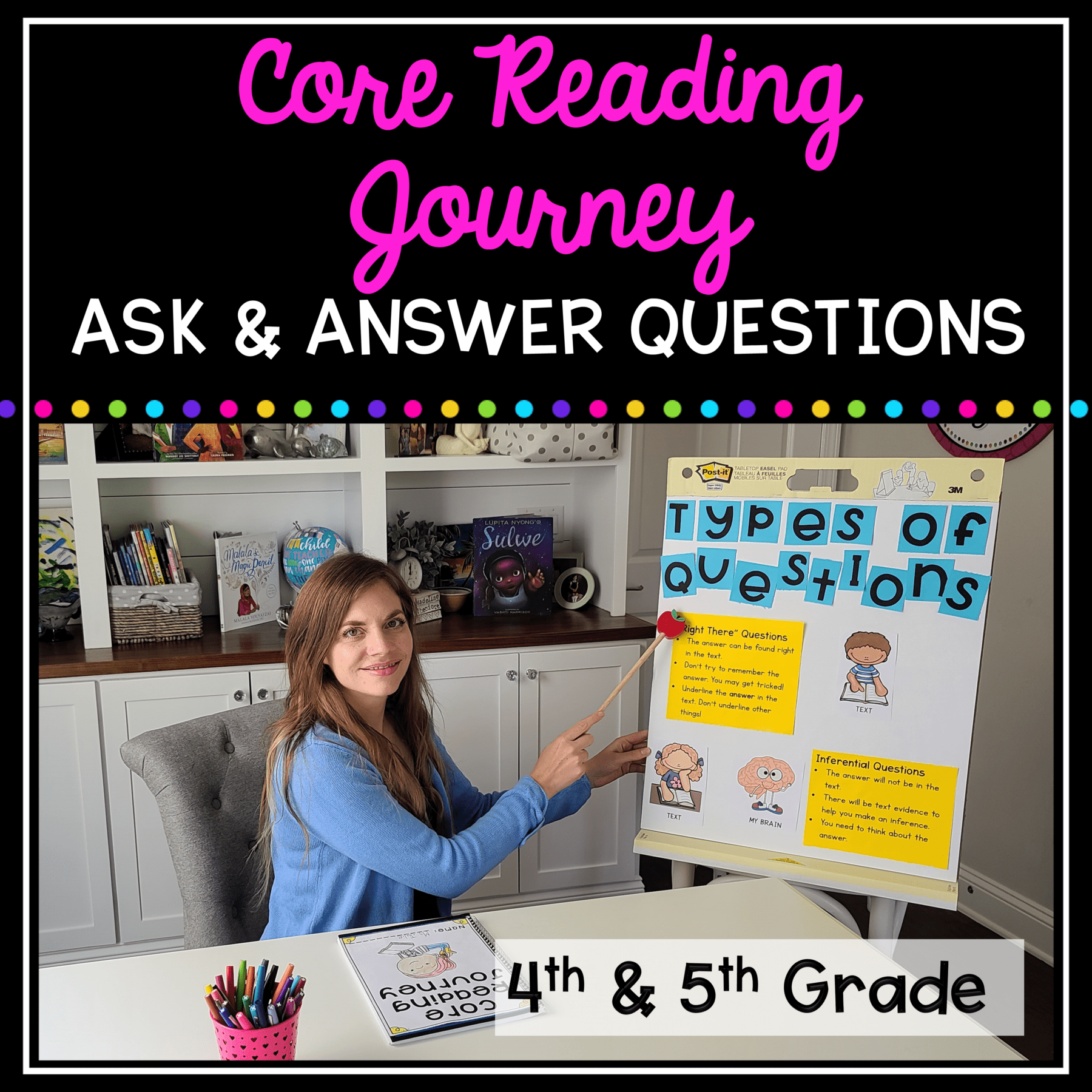 Core Reading Journey - Ask & Answer Questions 4th & 5th Grade