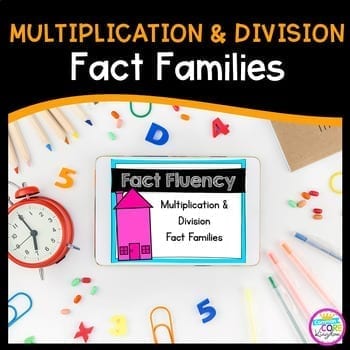 Multiplication & Division Fact Families 3rd Grade - Google Distance Learning