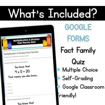 Multiplication & Division Fact Families 3rd Grade - Google Distance Learning - Image 3