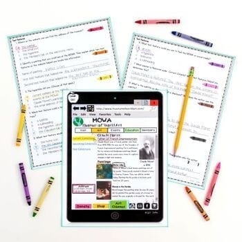 Nonfiction Text Features 1st Grade Passages Worksheets Anchor Chart RI.1.5 RI1.5 - Image 4