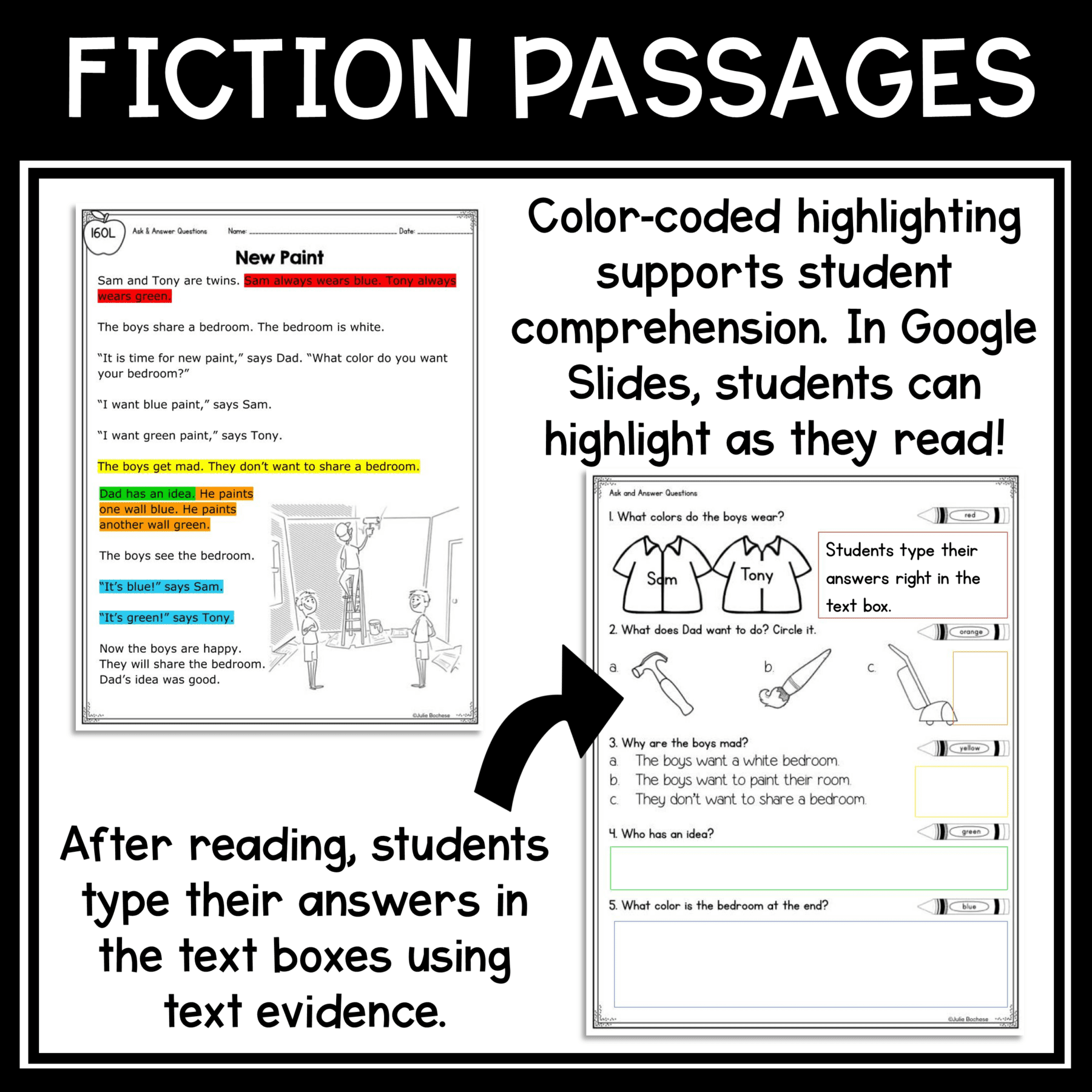Ask & Answer Questions Fiction Passage