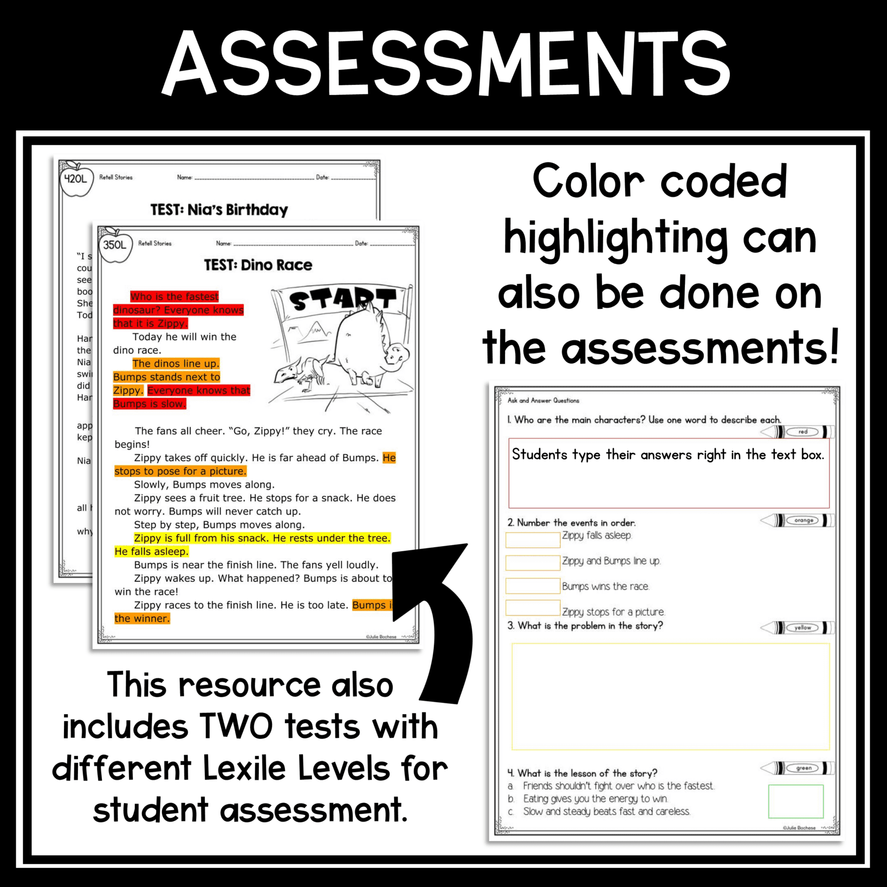 Retelling Stories Assessments