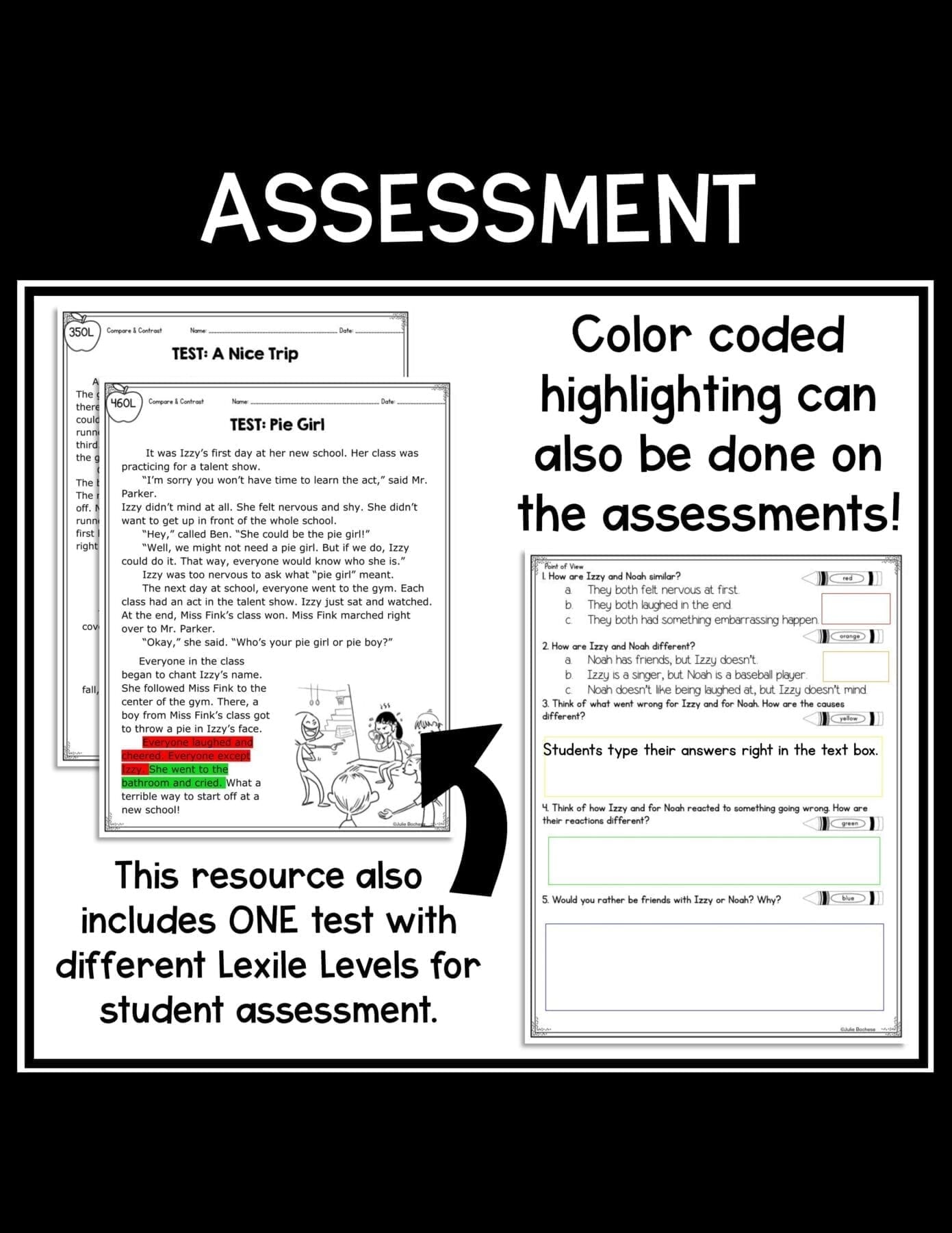 Compare & Contrast Stories - 1st Grade RL.1.9 Reading Passages Worksheets RL1.9 - Image 5