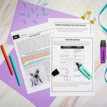 Nonfiction Text Structure - 6th Grade Reading Comprehension Passages ELA RI.6.5 - Image 2
