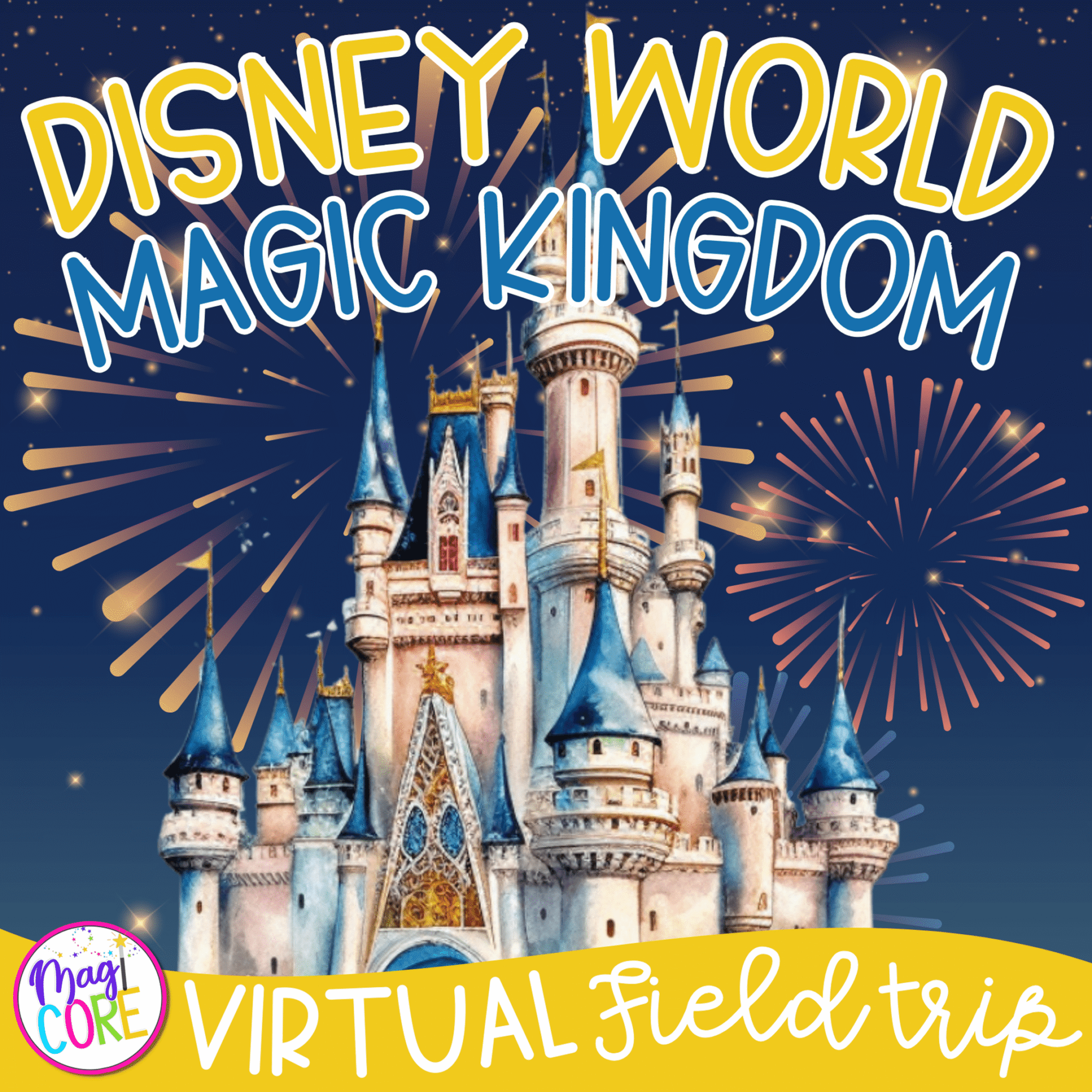 Disney World Magic Kingdom Virtual Field Trip Digital Resource Activity