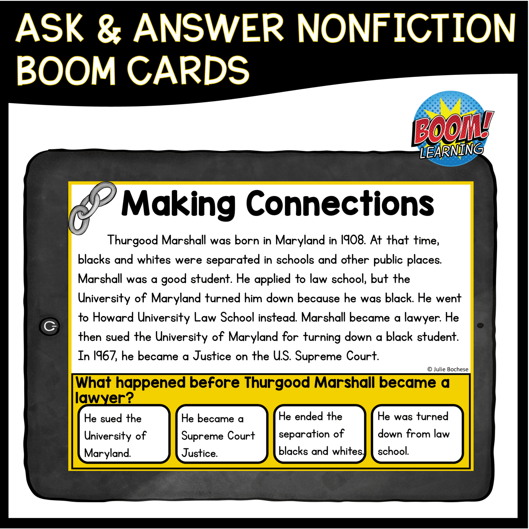 Making Connections Boom Cards™ 2nd & 3rd Grade - Digital Distance Learning - Image 3