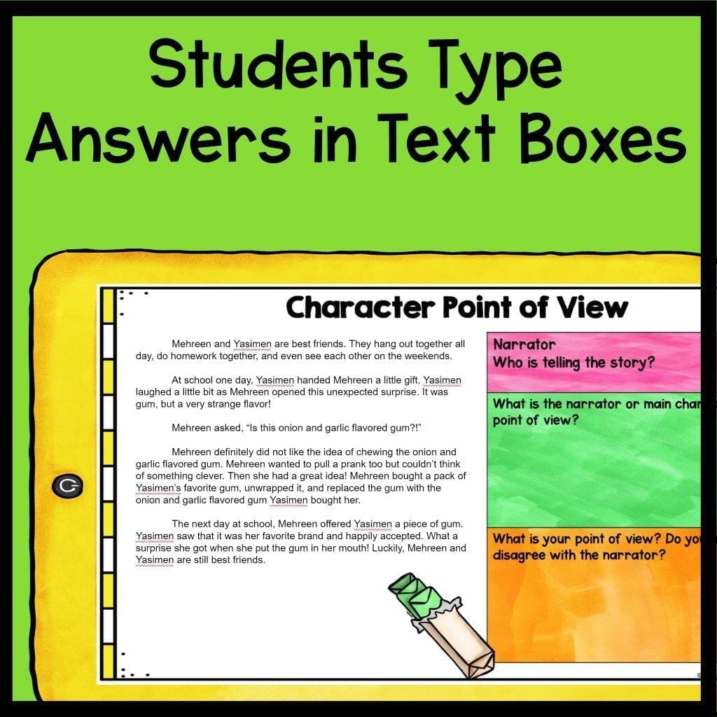 3rd Grade Digital Reading Passages & Graphic Organizers - Google Slides Distance Learning - Image 4