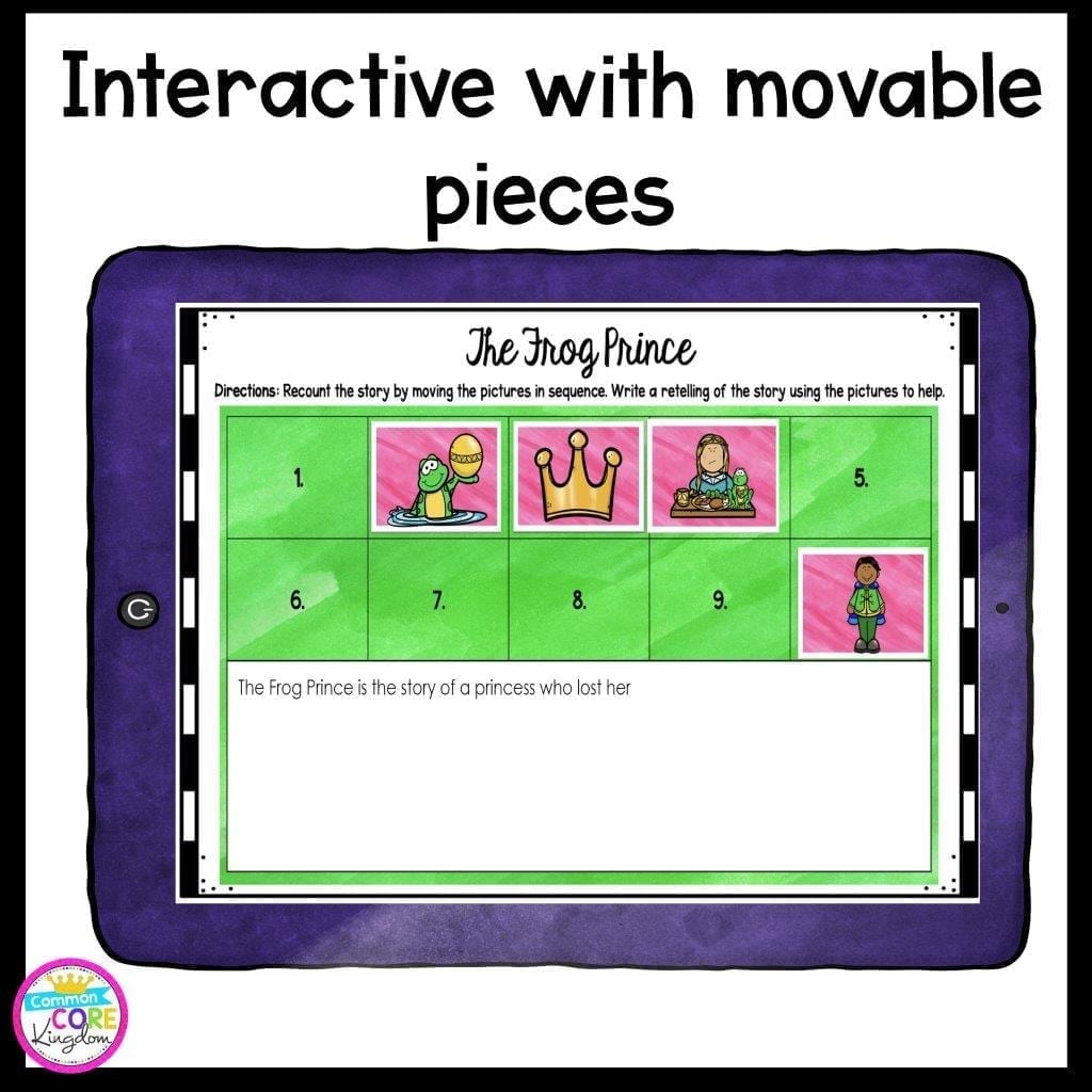 Retelling Fairytales 2nd & 3rd Grade - Google Slides Distance Learning Resource - Image 4
