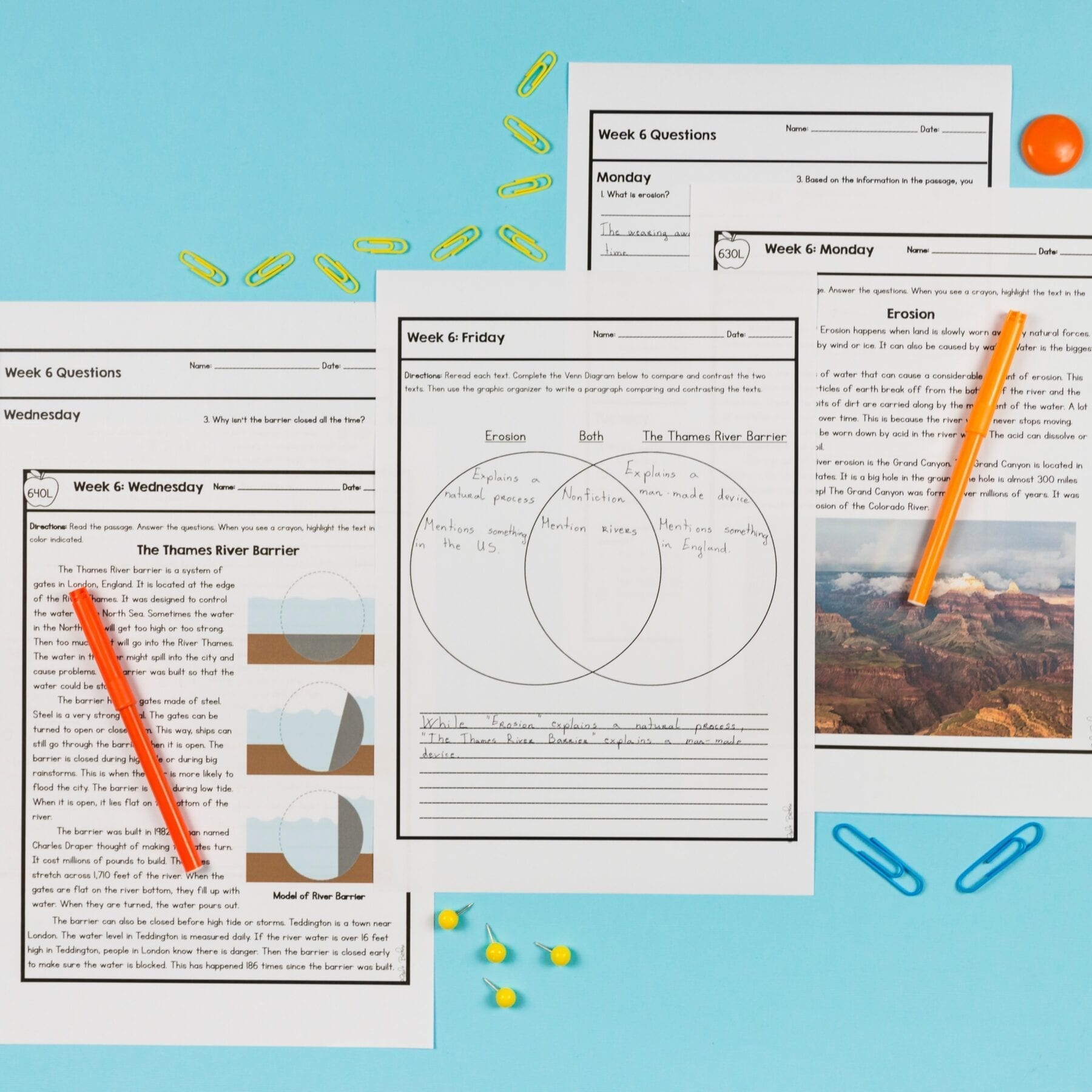 2nd Grade Reading Spiral Review with Lexile Levels - 1st Quarter ELA Practice - Image 4
