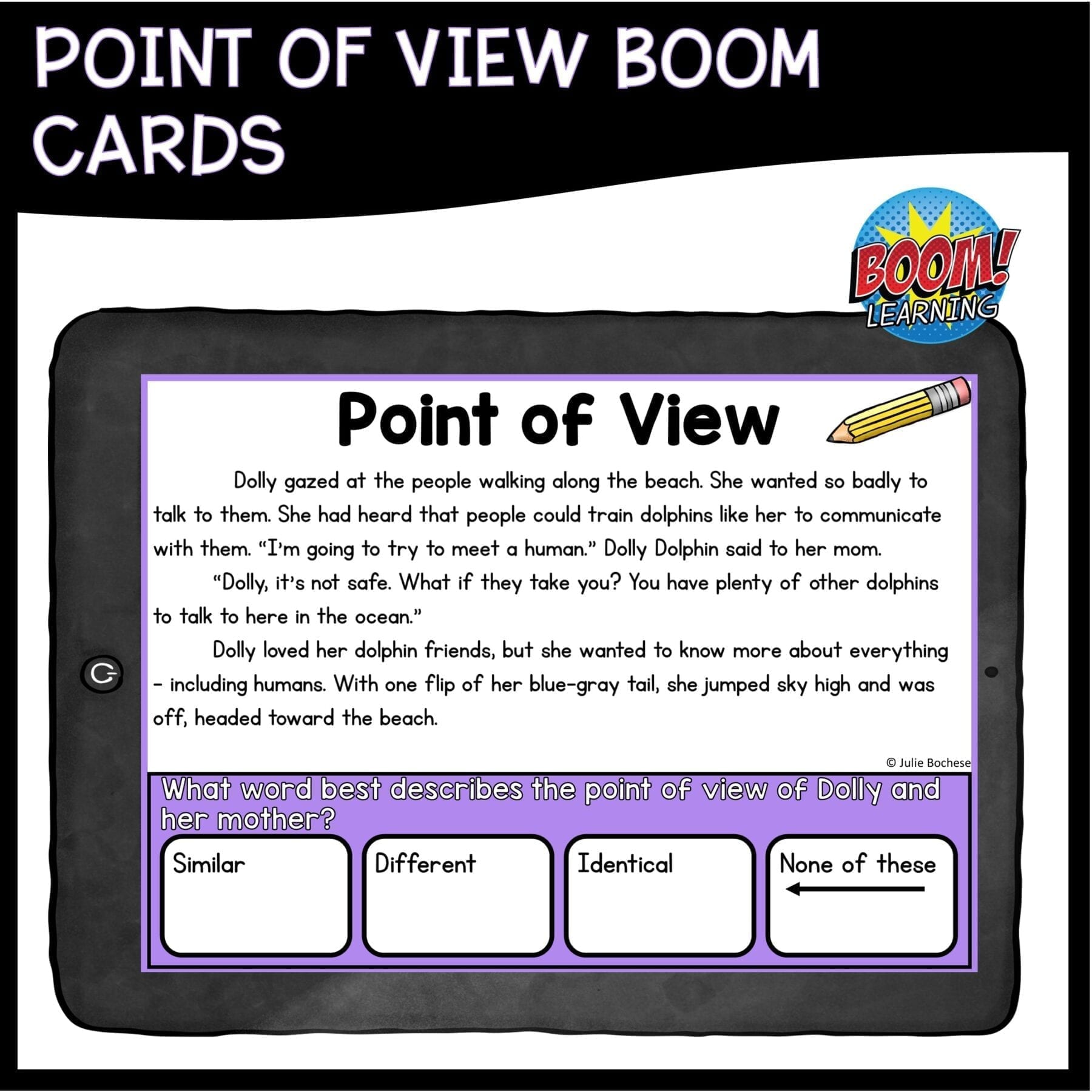 Point of View Boom Cards™ 2nd & 3rd Grade - Distance Learning Task Cards - Image 2