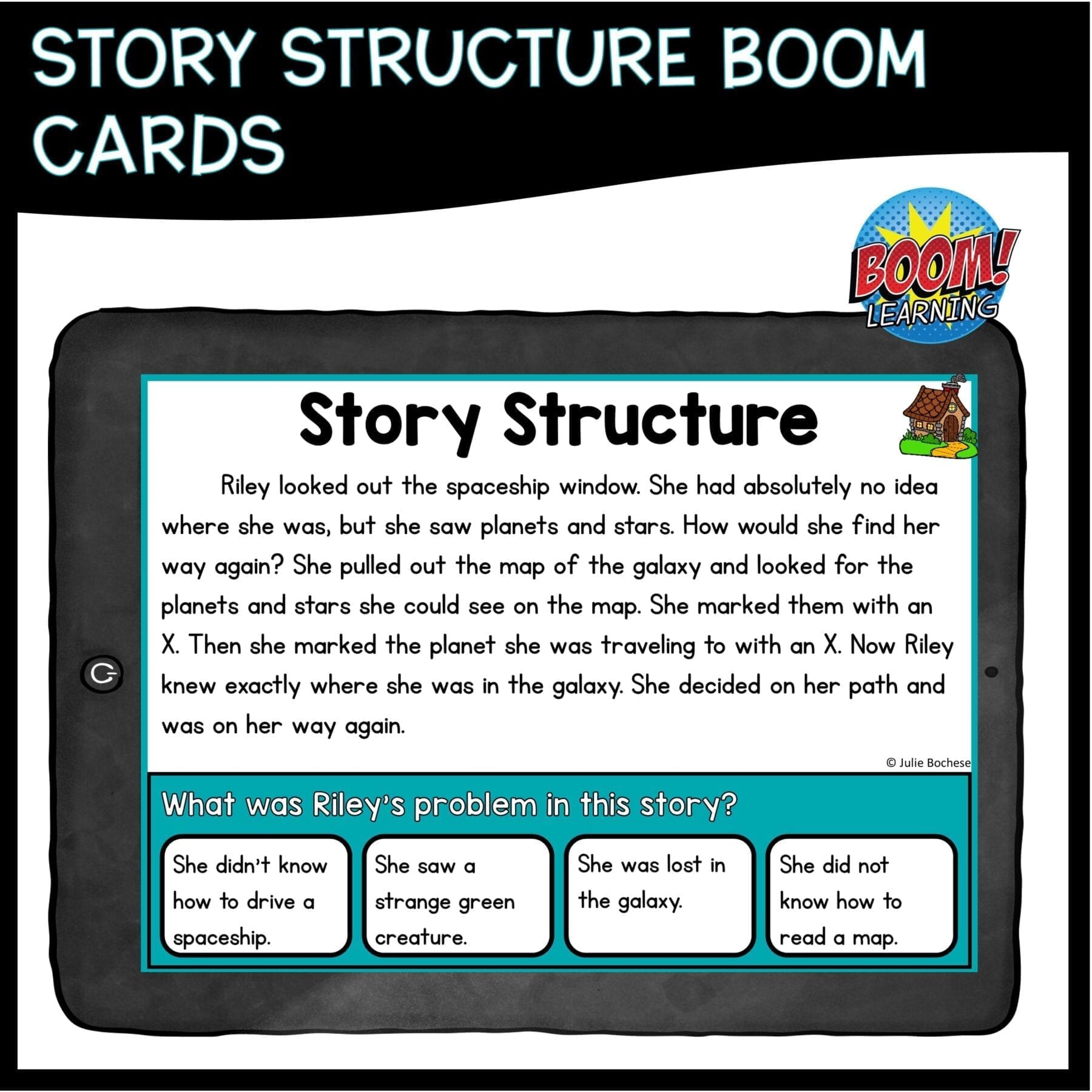 Story Structure Boom Cards™ 2nd & 3rd Grade - Distance Learning Task Cards - Image 3