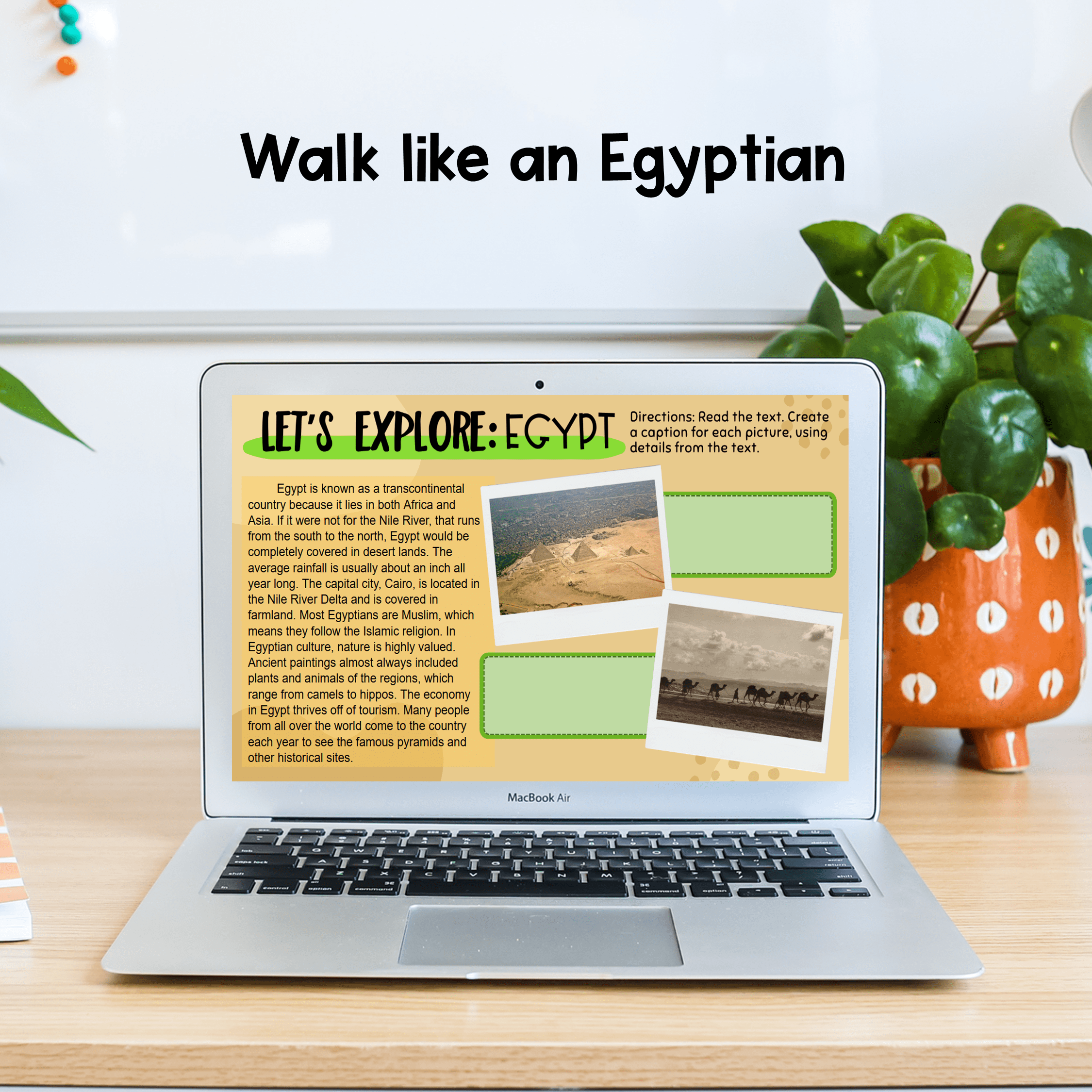 Ancient Egypt Activity Virtual Field Trip Pyramids Hieroglyphics King Tut Giza - Image 6
