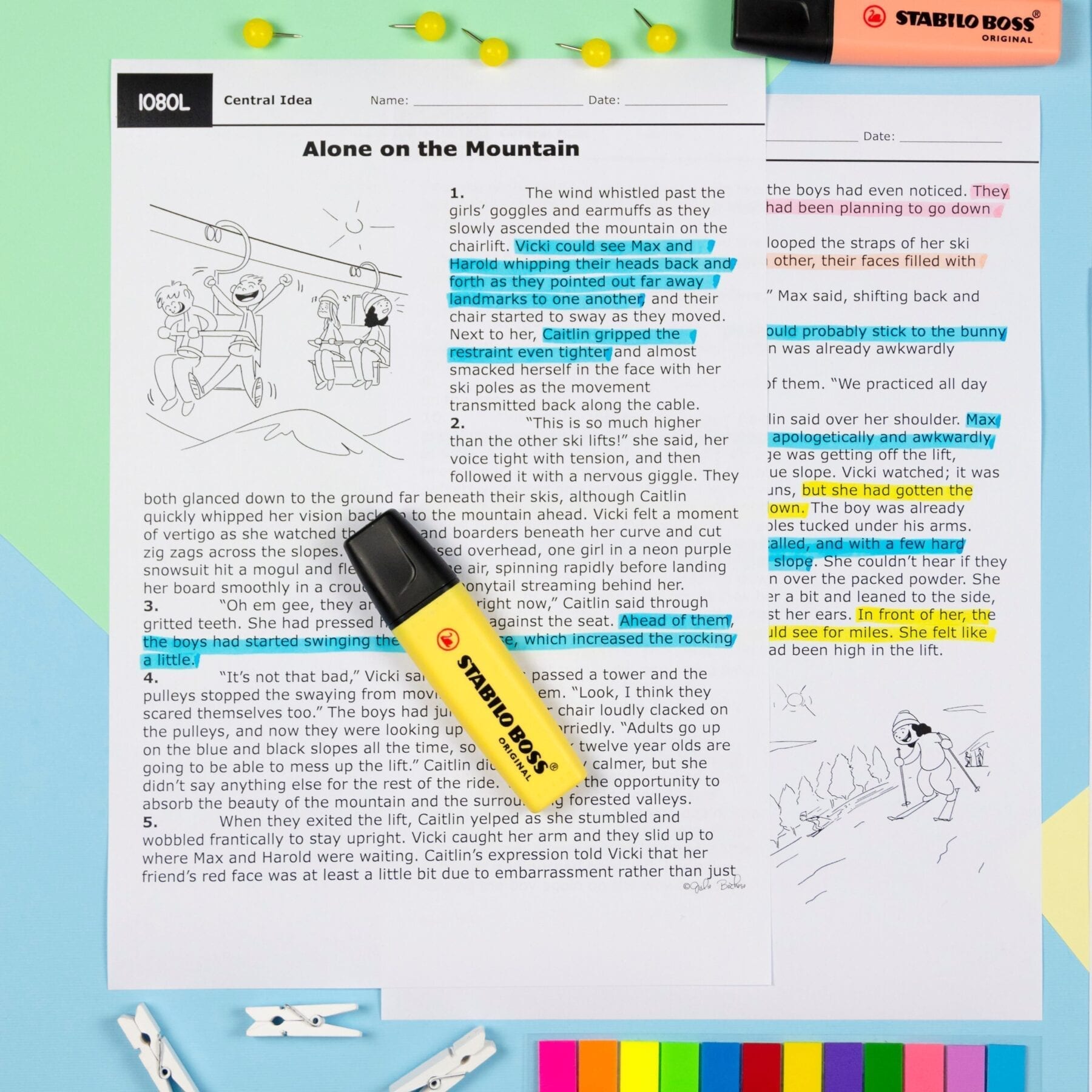 Central Idea & Summarizing in Literature - RL.6.2 - Reading Passages for RL6.2 - Image 4
