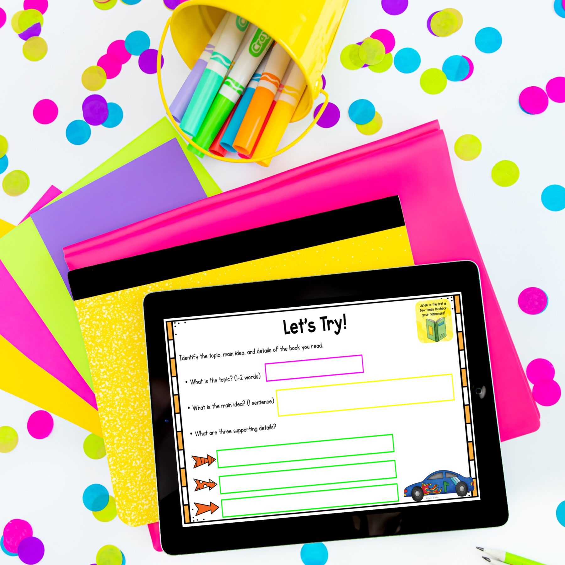 Main Idea & Details 2nd & 3rd Grade Reading Comprehension Unit RI.2.2 & RI.3.2 - Image 7