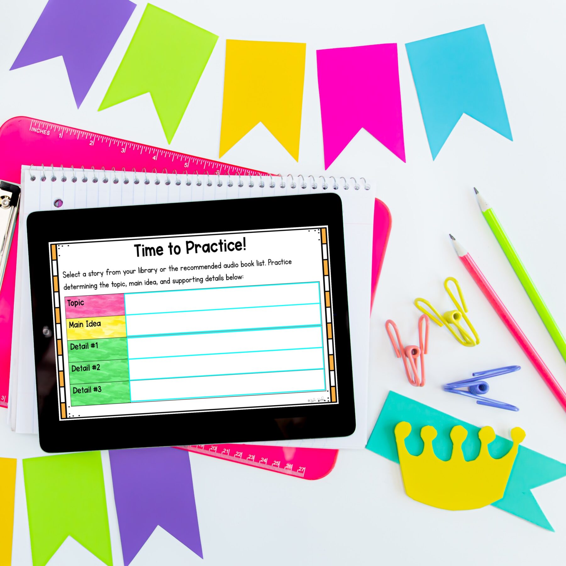 Main Idea & Details 2nd & 3rd Grade Reading Comprehension Unit RI.2.2 & RI.3.2 - Image 8