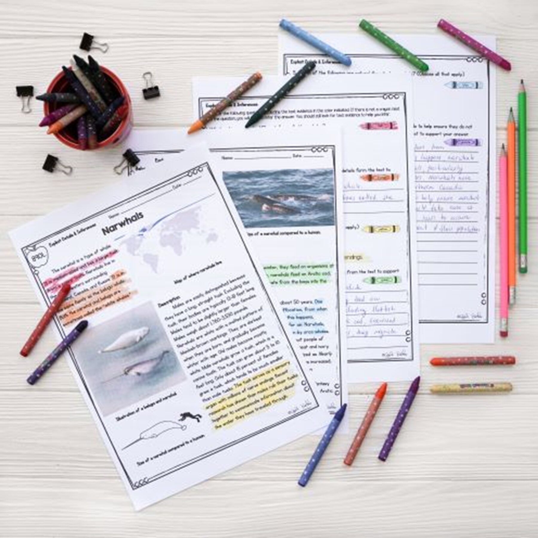 Making Inferences in Nonfiction Skill Pack RI.4.1 & RI.5.1 Reading Comprehension - Image 9