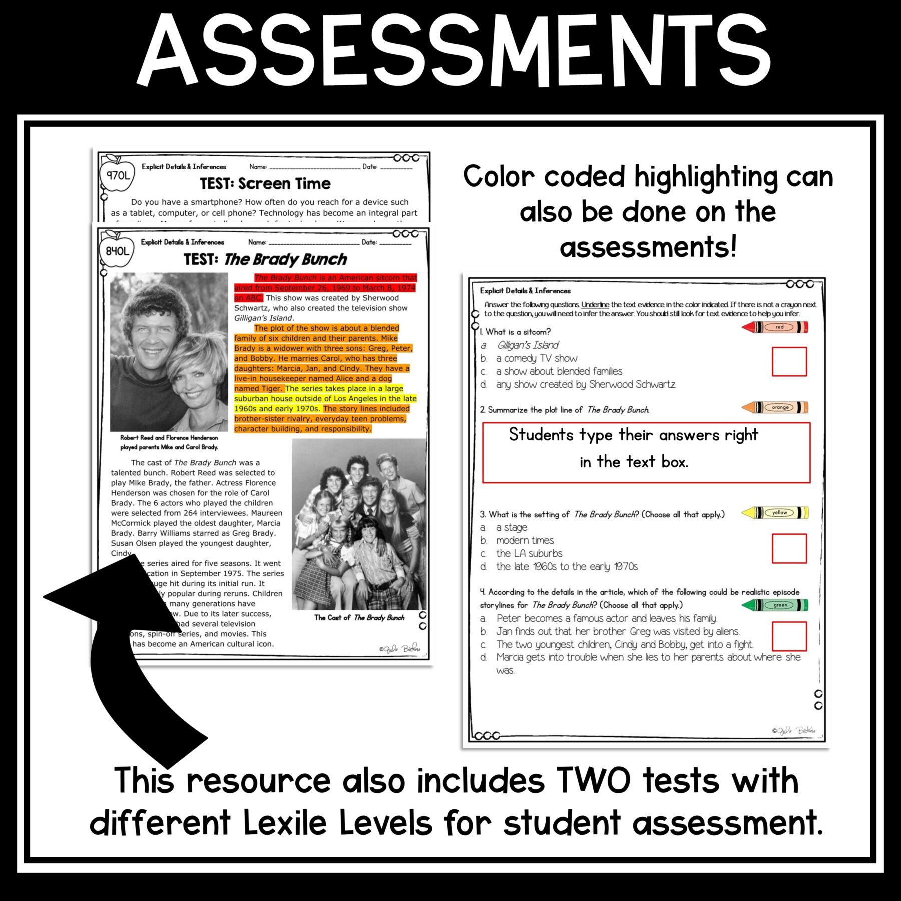 Making Inferences in Nonfiction Skill Pack RI.4.1 & RI.5.1 Reading Comprehension - Image 14