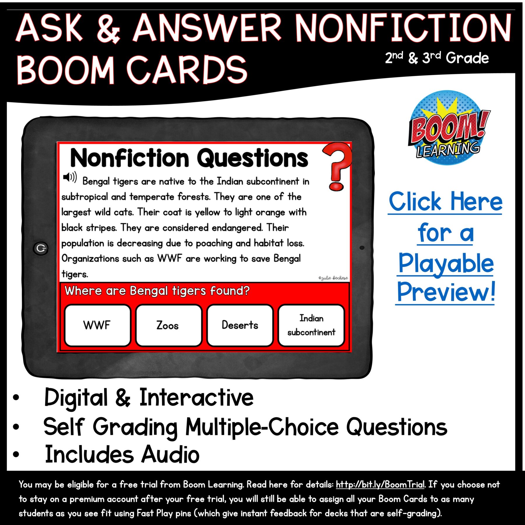 Ask & Answer Questions 2nd & 3rd Grade Reading Comprehension ELA RI.2.1 & RI.3.1 - Image 19
