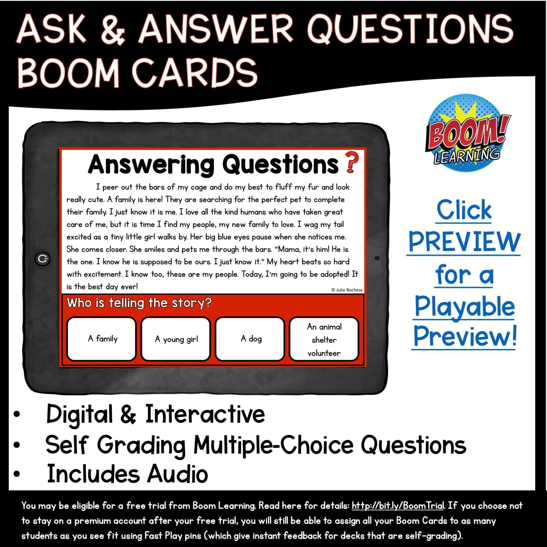 Ask & Answer Fiction Questions Reading Comprehension Unit RL.2.1 & RL.3.1 - Image 11