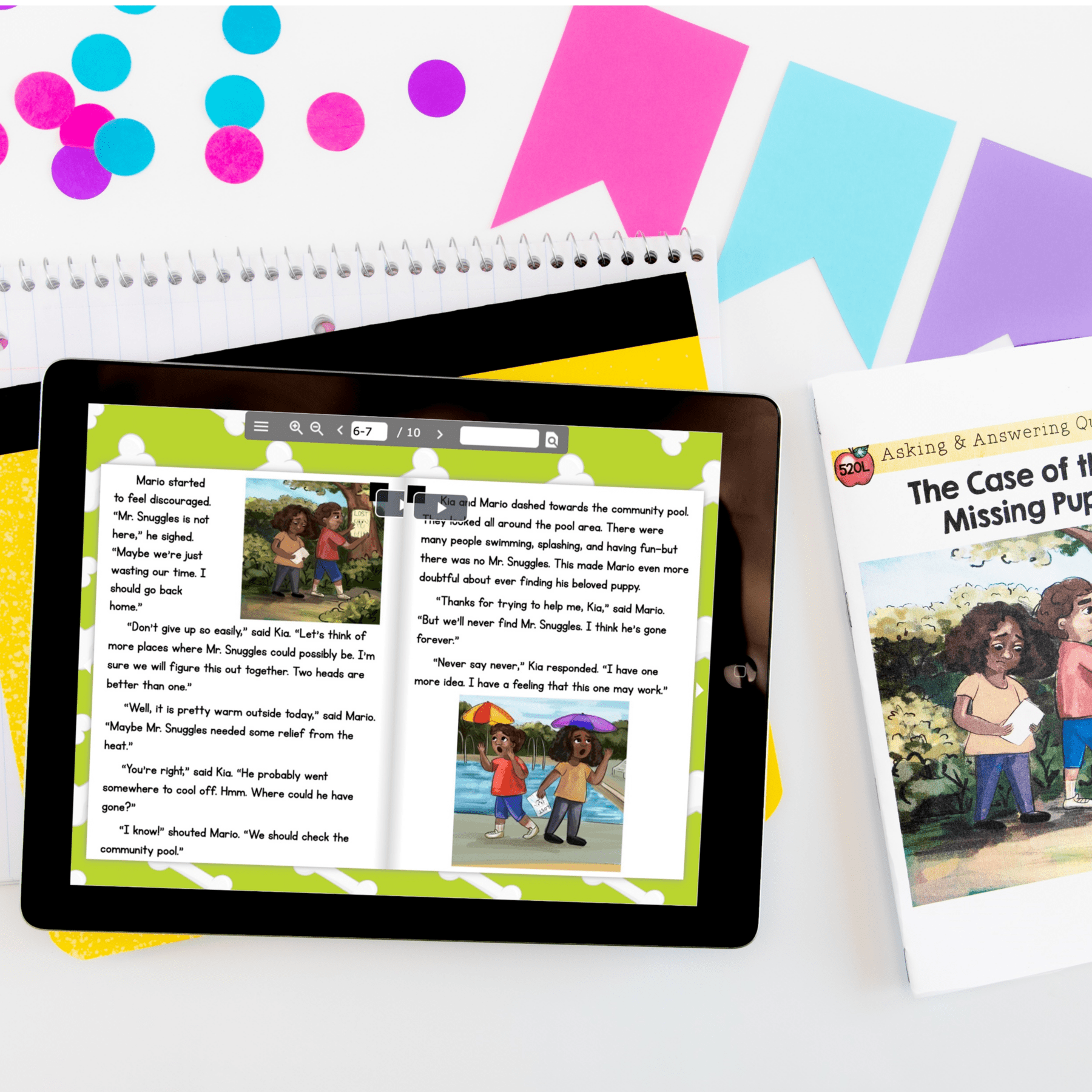 Ask & Answer Fiction Questions Reading Comprehension Unit RL.2.1 & RL.3.1 - Image 2