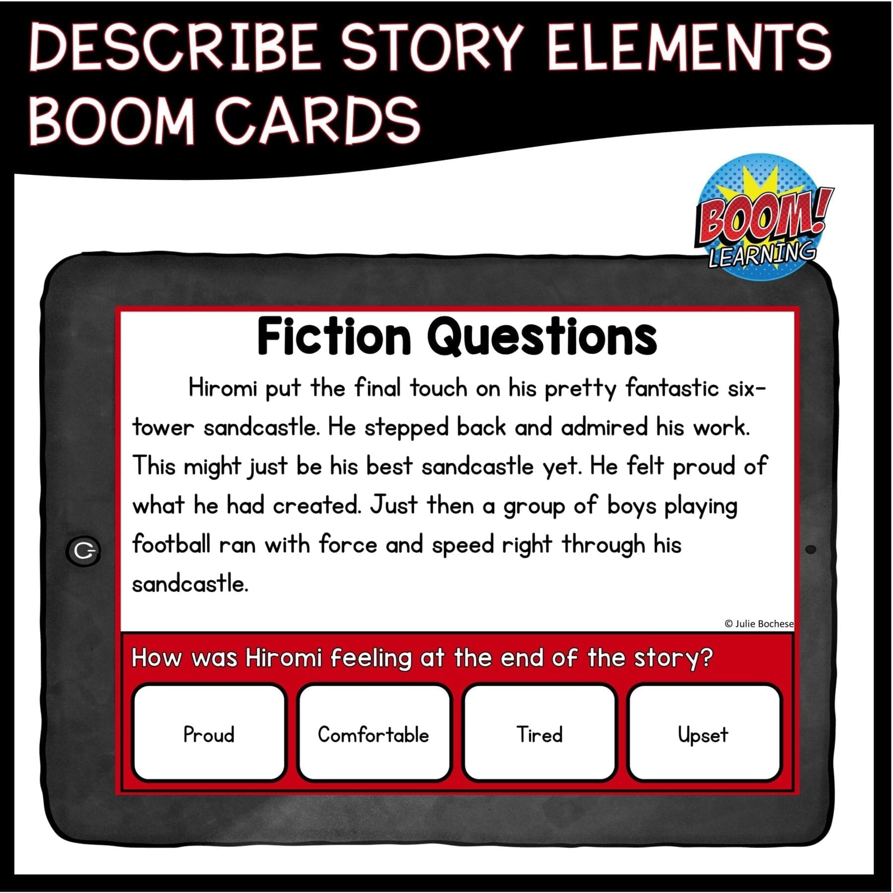 Inferences in Fiction Boom Cards™ 4th & 5th Grade - Distance Learning Task Cards - Image 3