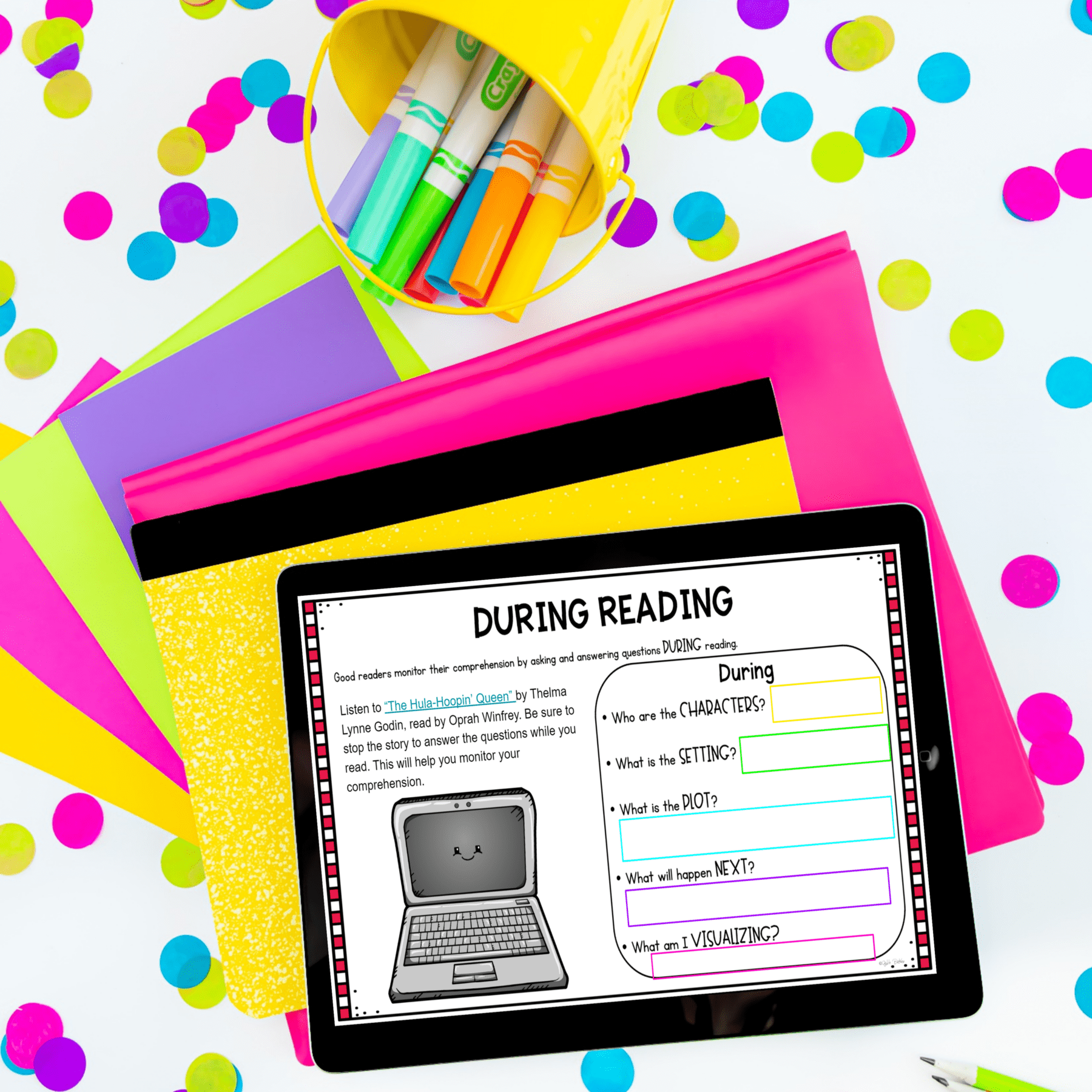 Digital Mini Lessons - Ask and Answer Questions in Fiction - RL.2.1 & RL.3.1 - Image 4