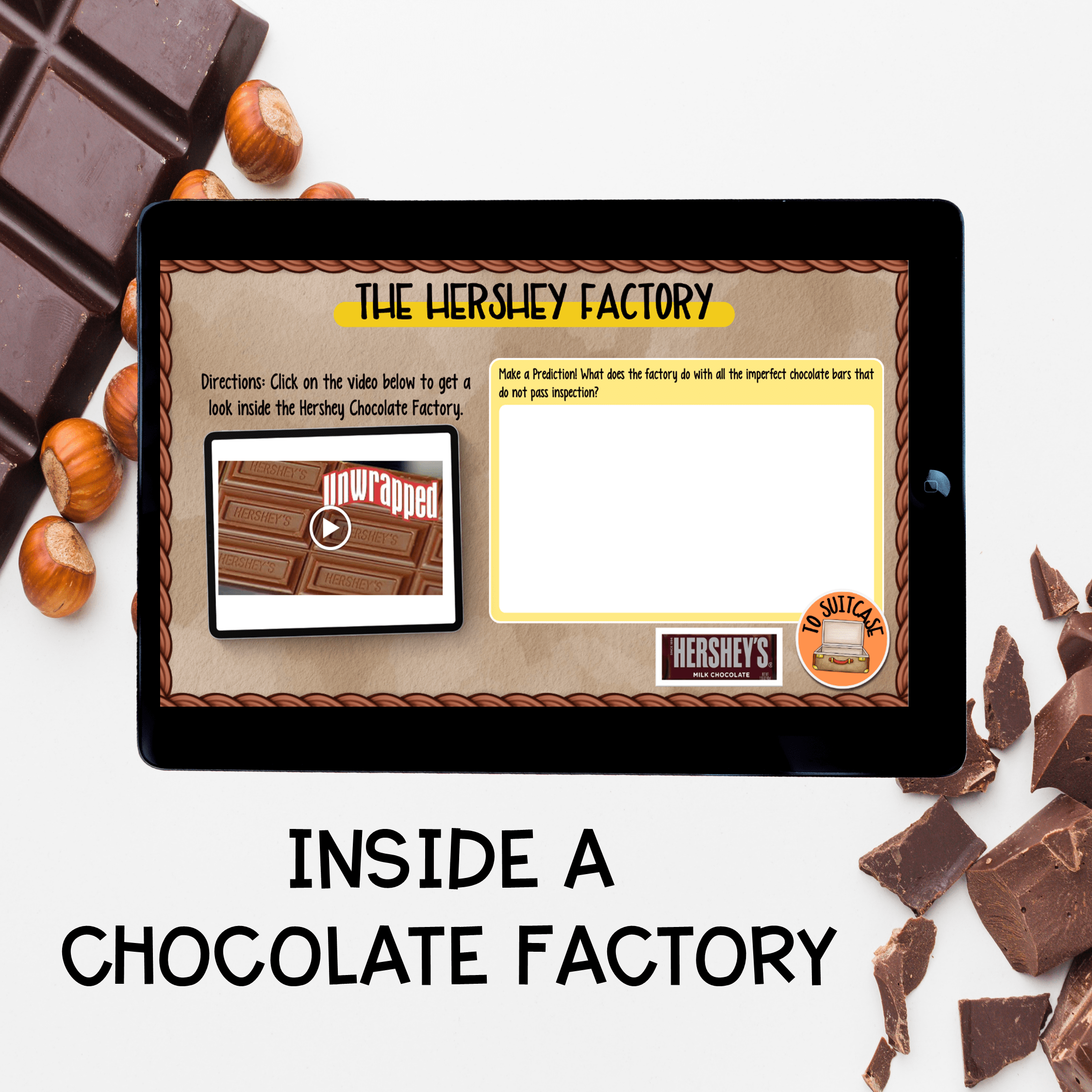 Chocolate Virtual Field Trip Google Slides Digital Resource Activities SeeSaw - Image 3