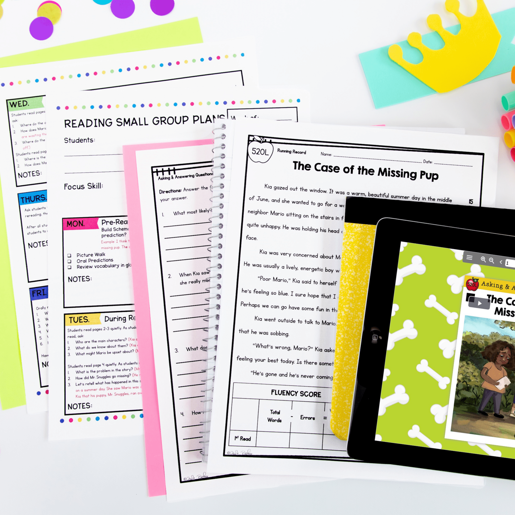 Ask & Answer Fiction Questions Reading Comprehension Unit RL.2.1 & RL.3.1 - Image 3