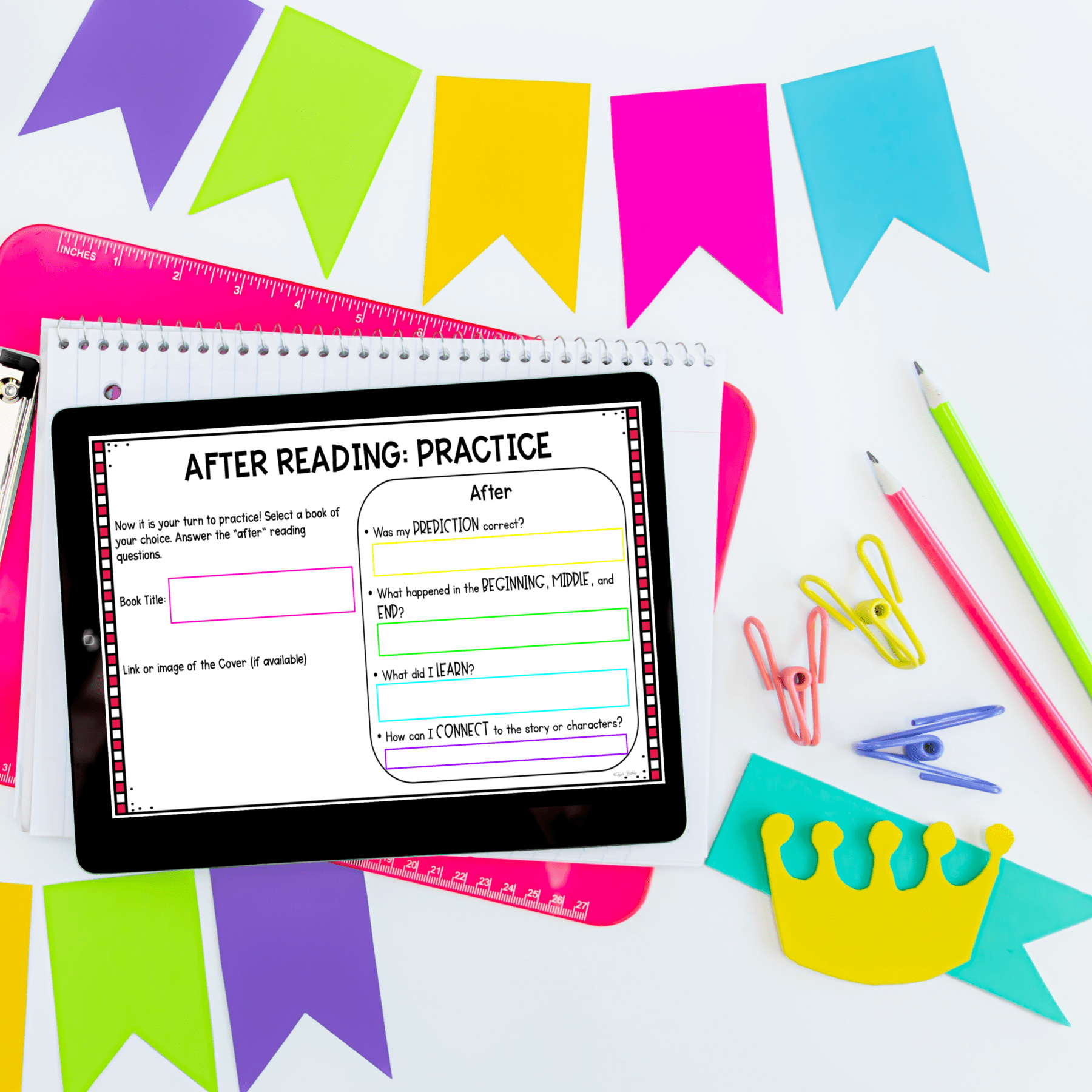 Digital Mini Lessons - Ask and Answer Questions in Fiction - RL.2.1 & RL.3.1 - Image 5