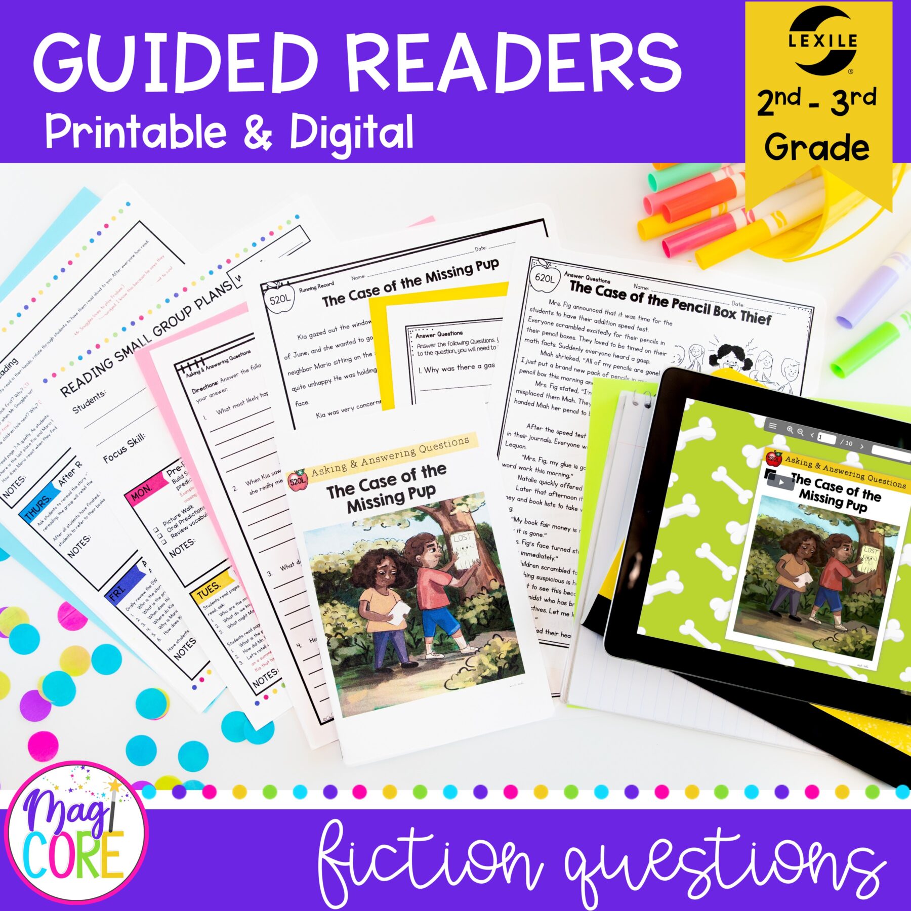 Ask & Answer Questions 2nd & 3rd Grade Reading Comprehension ELA RI.2.1 & RI.3.1 - Image 4