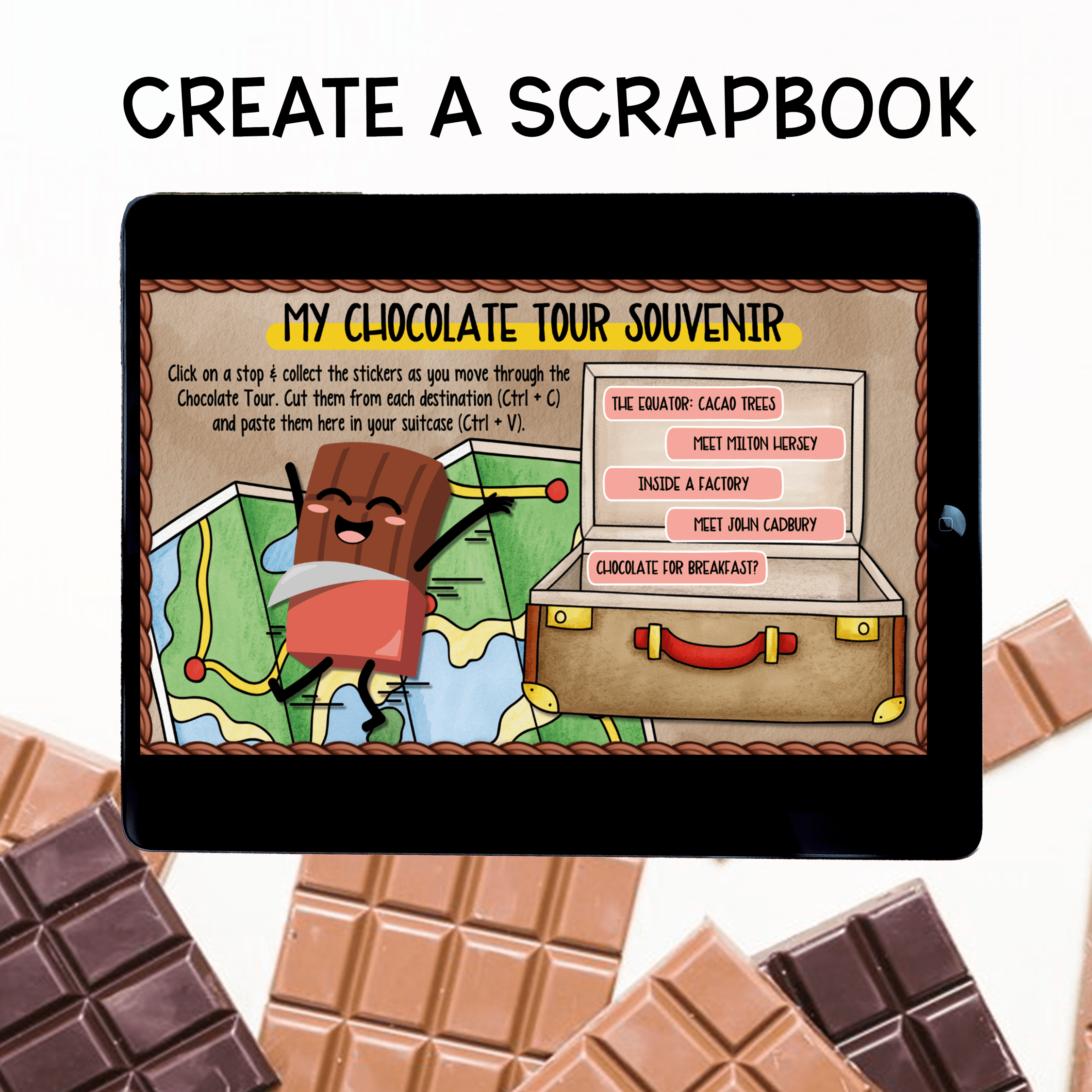 Chocolate Virtual Field Trip Google Slides Digital Resource Activities SeeSaw - Image 4