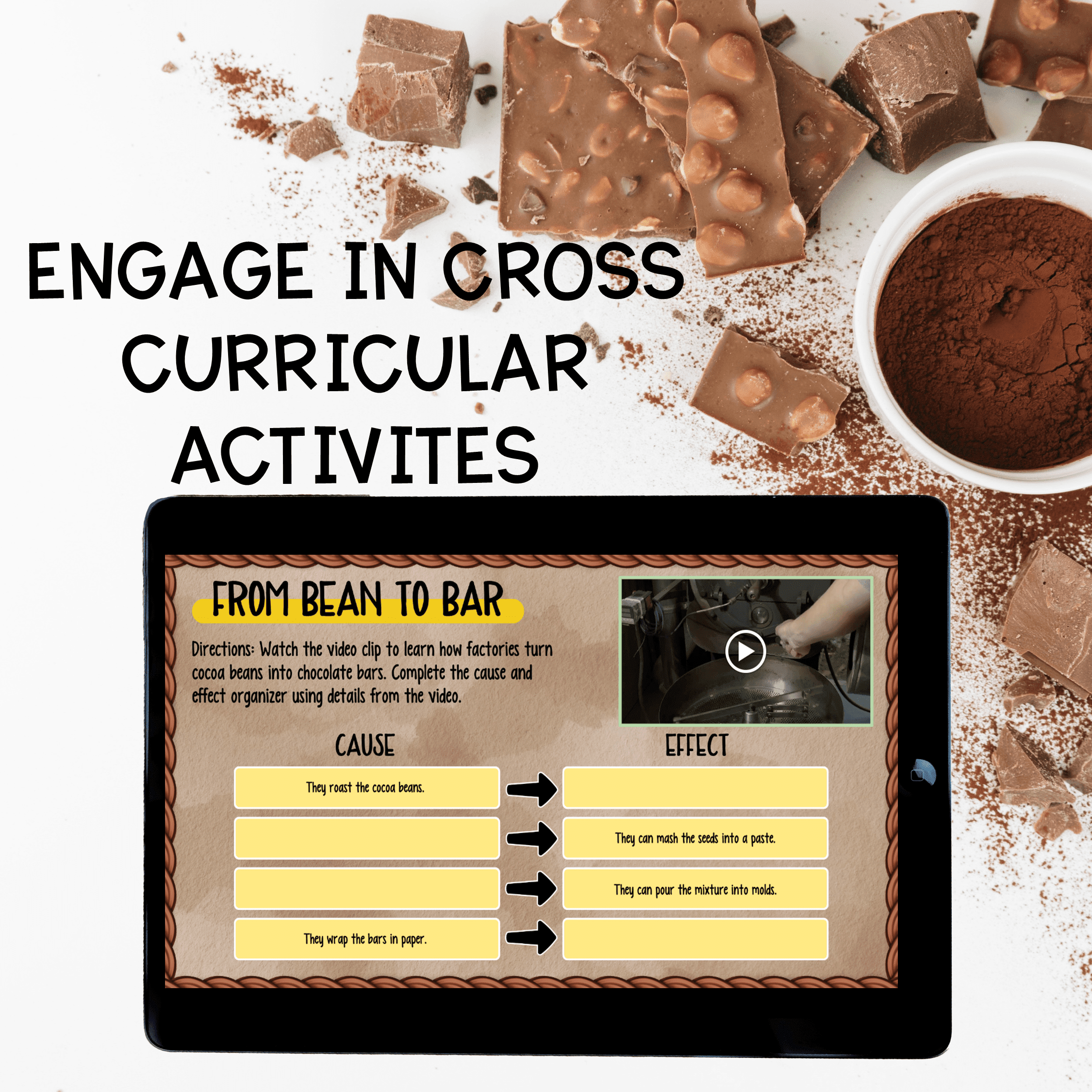 Chocolate Virtual Field Trip Google Slides Digital Resource Activities SeeSaw - Image 6
