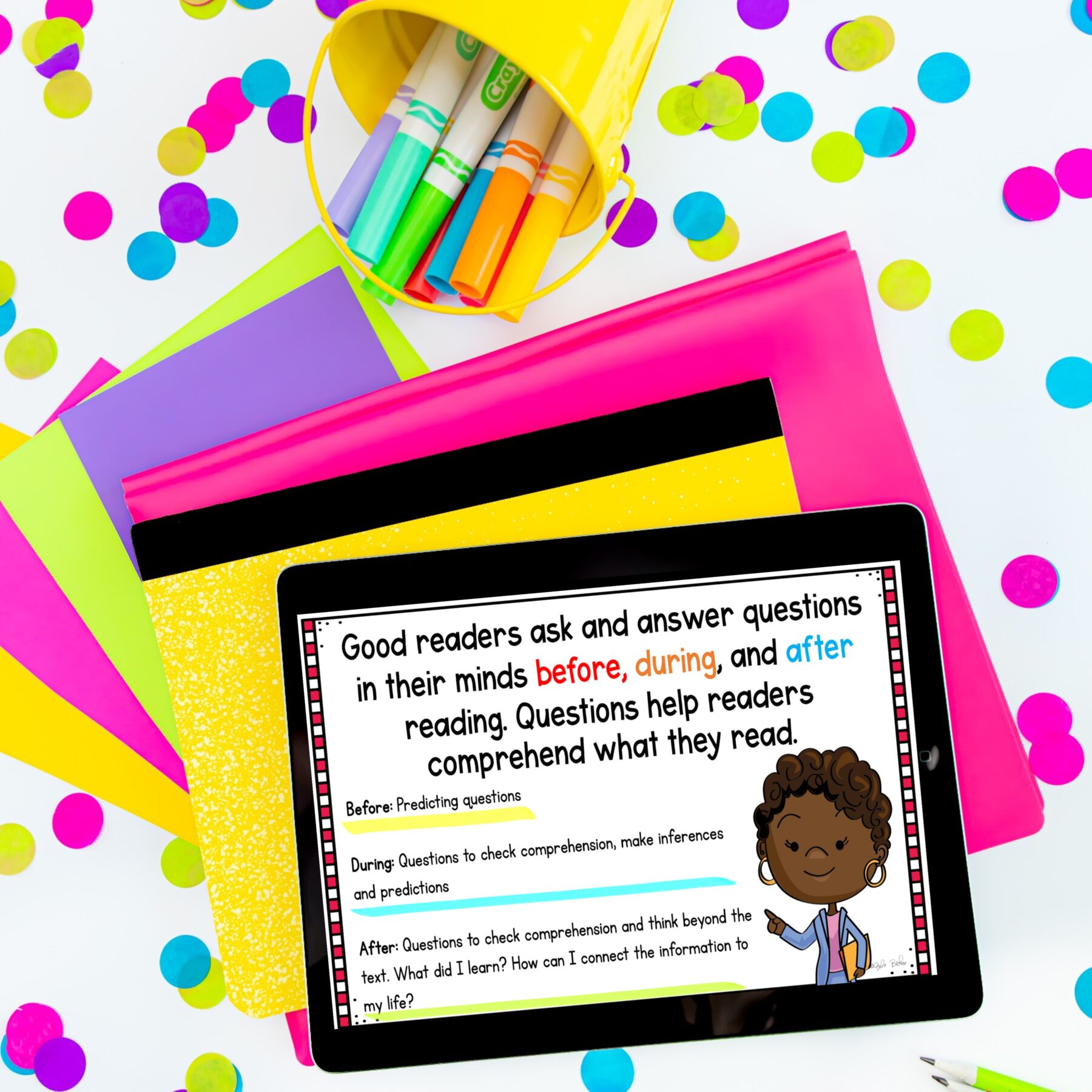 Ask & Answer Questions 2nd & 3rd Grade Reading Comprehension ELA RI.2.1 & RI.3.1 - Image 9