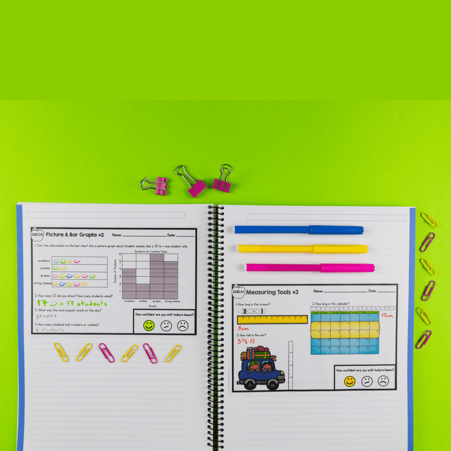 2nd Grade Math Exit Tickets Slips Assessment Worksheets Standards Quick Checks - Image 4