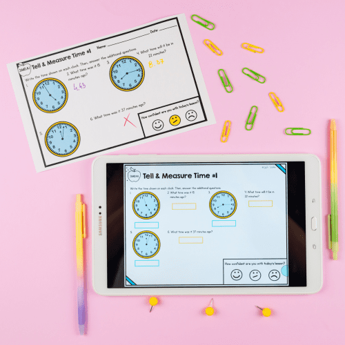 3rd Grade Math Exit Tickets Slips Quick Check Assessments Standards Worksheets - Image 4