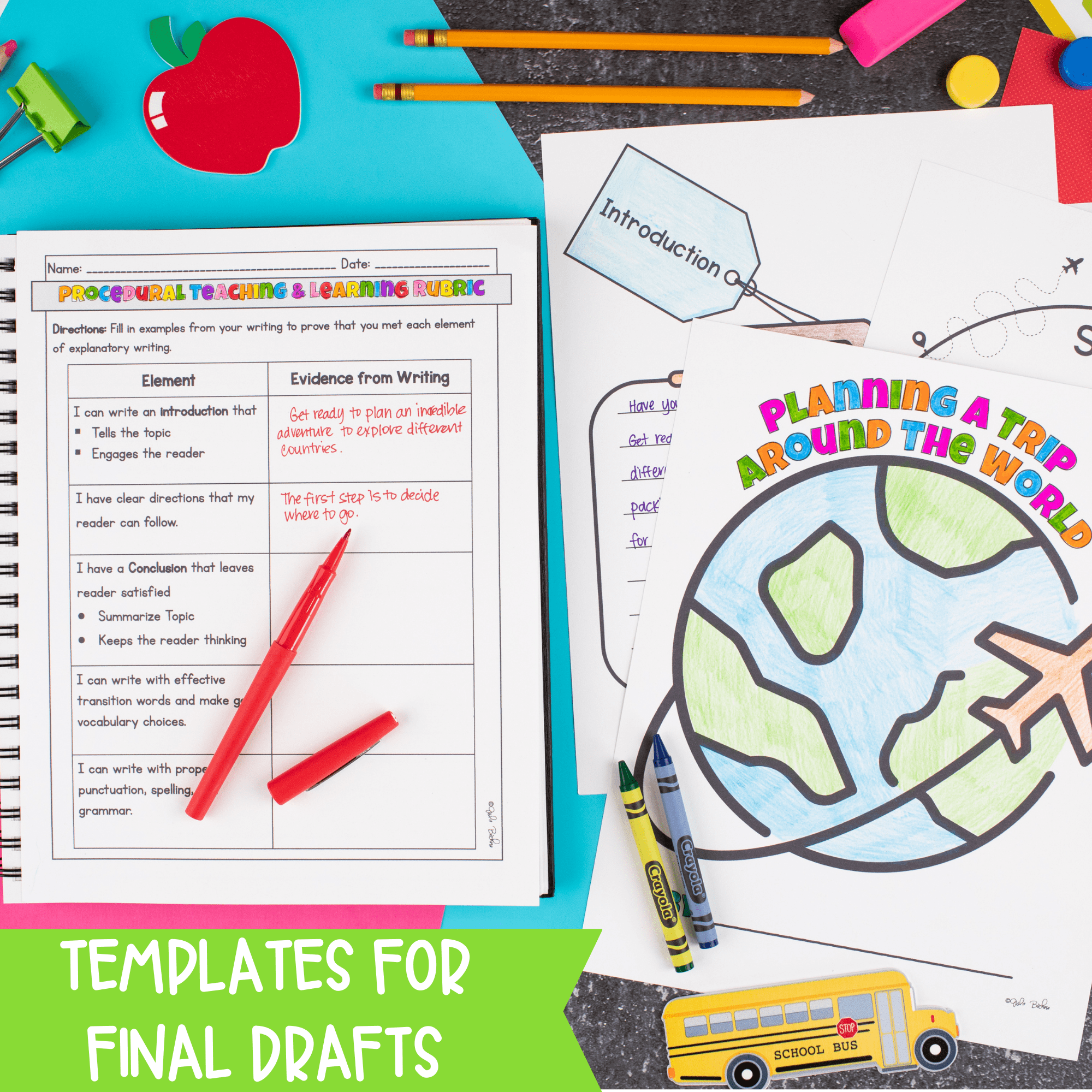 Explanatory How To Writing - 4th & 5th Grade Writing Unit Journal Anchor Charts - Image 4