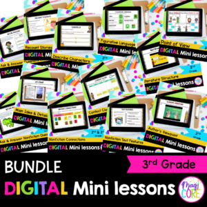 3rd Grade Reading Mini Lessons Bundle for Google & Seesaw Distance Learning