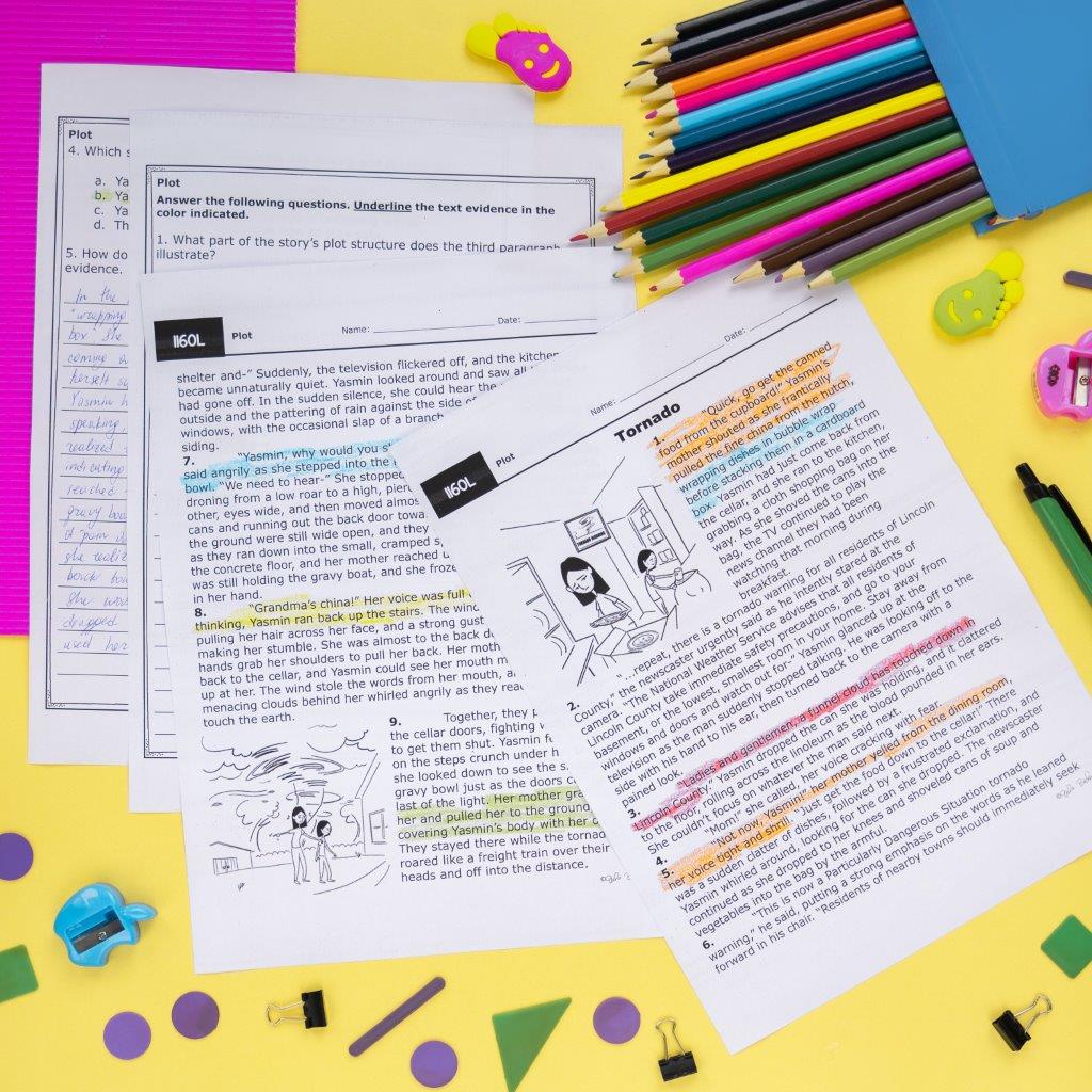 Plot Development & Character Response - RL.6.3 Close Reading Passages Question - Image 3