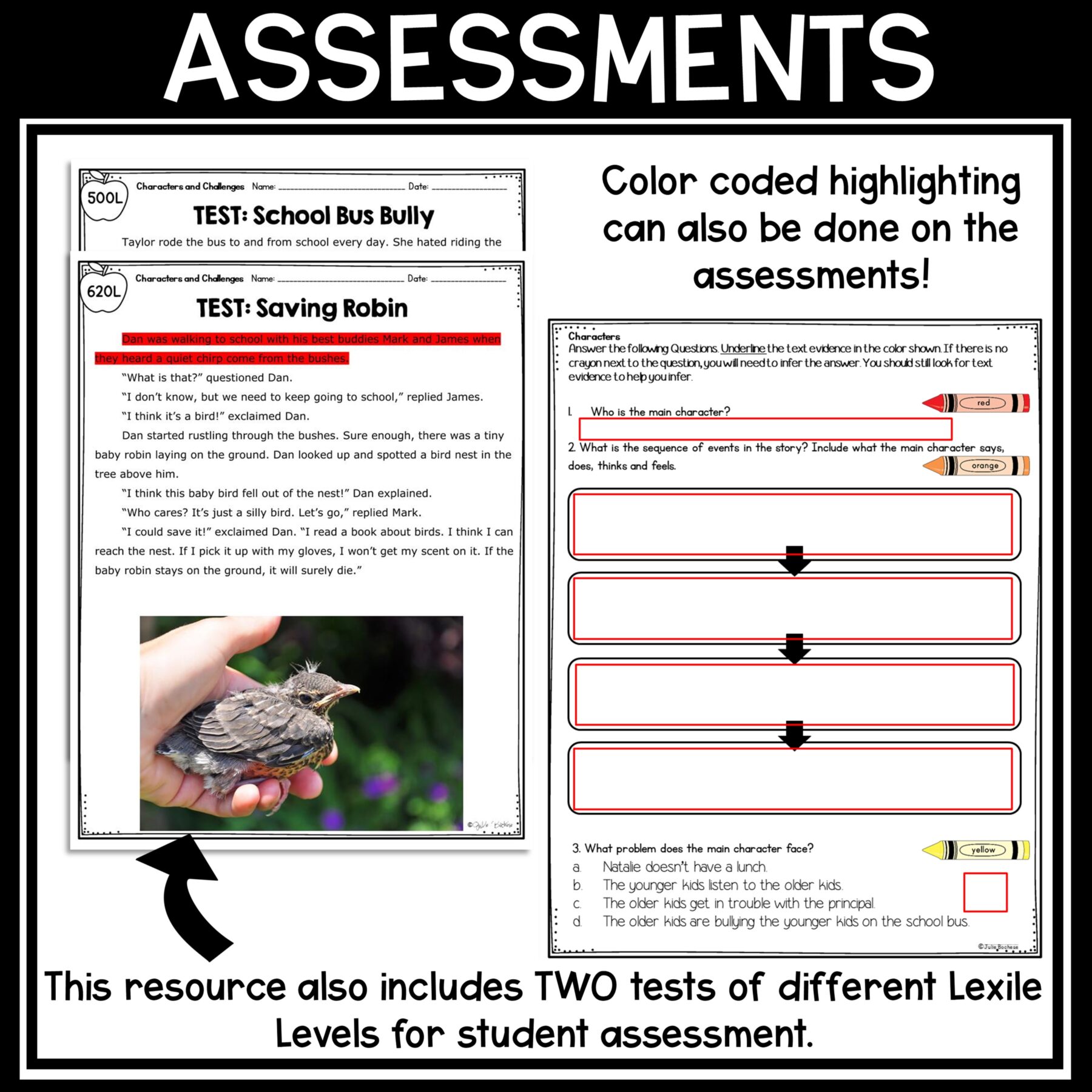 Describe Characters in a Story Skill Pack – RL.3.3 – Print & Digital - Image 14