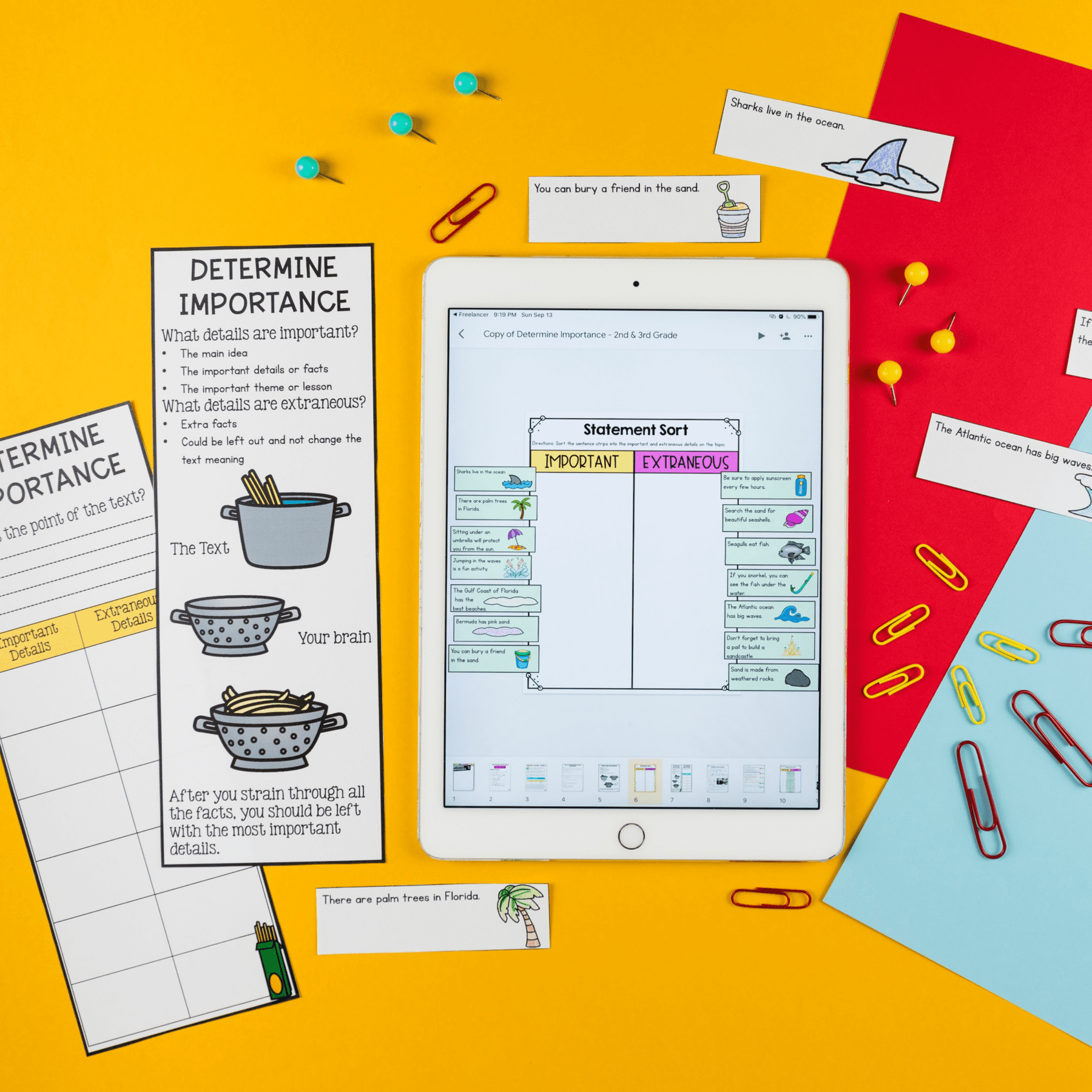 Determine Importance Reading Comprehension Differentiated Bundle with Lexile - Image 4