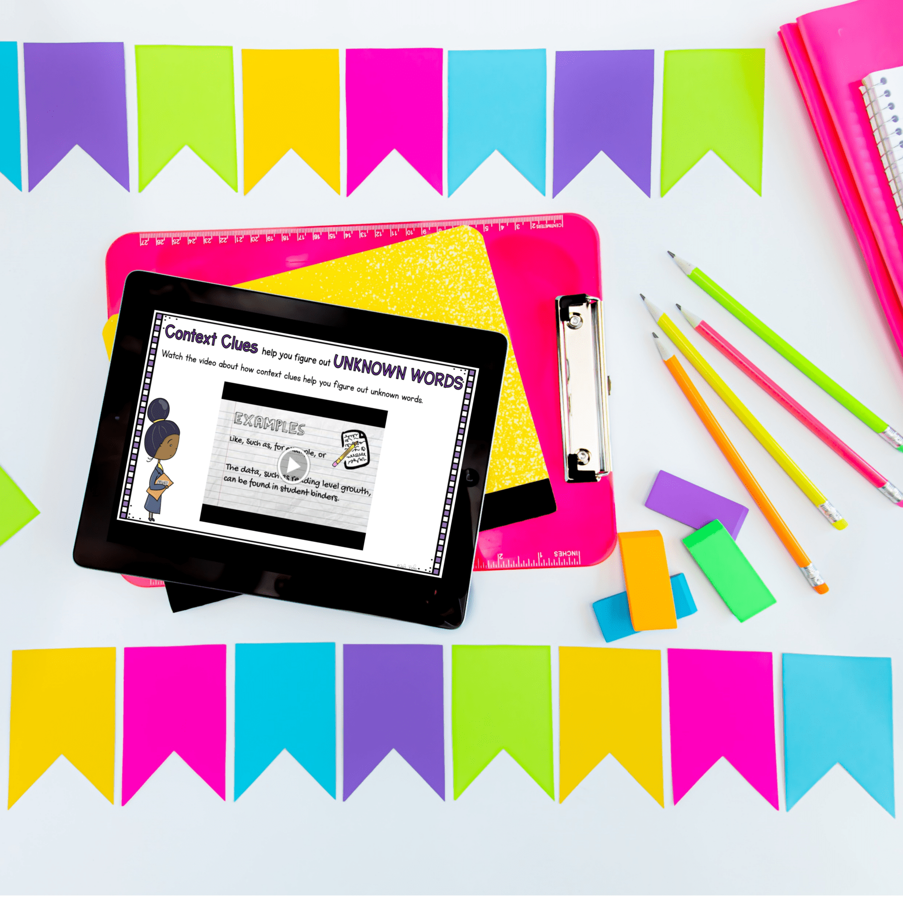 Digital Mini Lessons - Context Clues in Fiction - RL.4.4 & RL.5.4 - Image 5