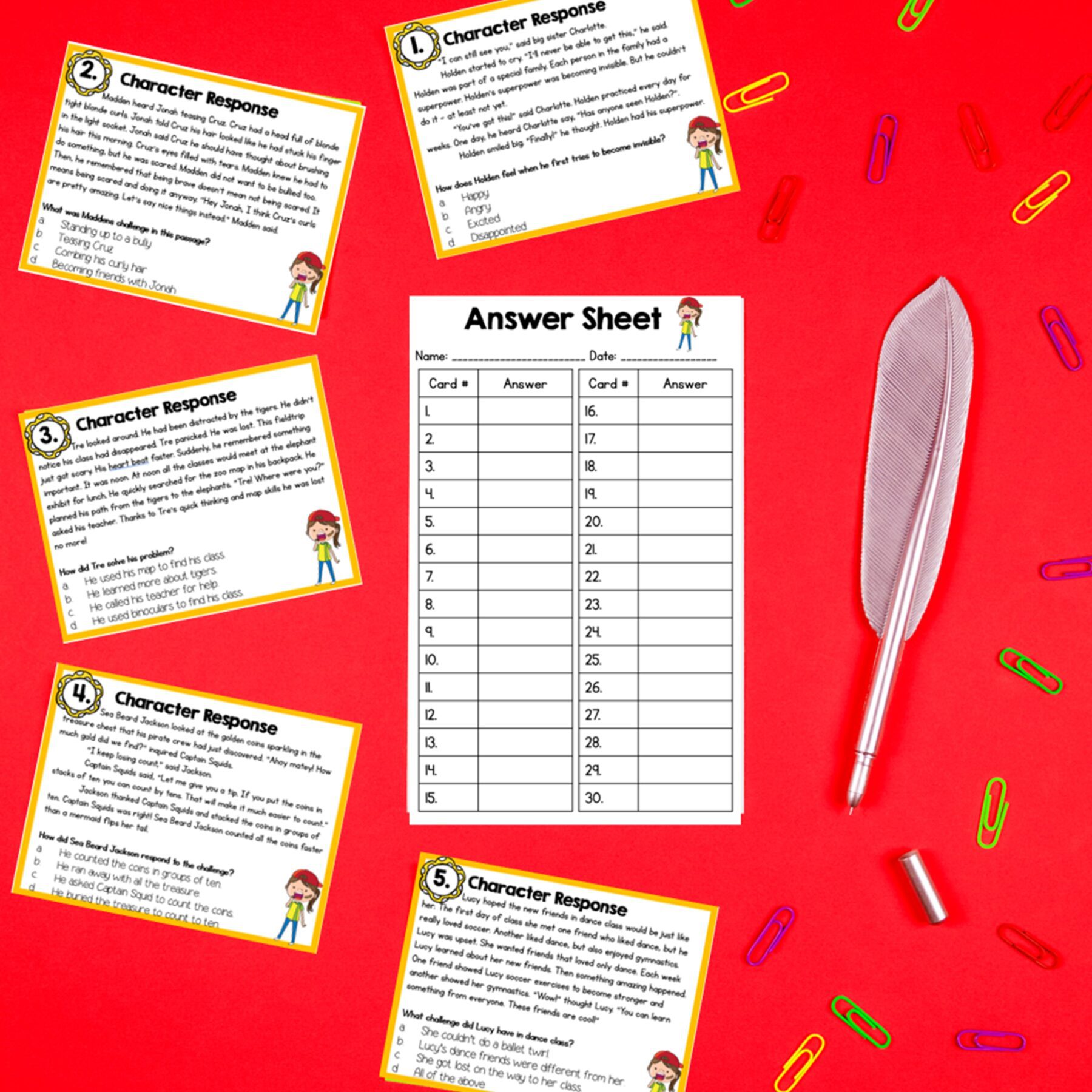 Describe Characters in a Story Skill Pack – RL.3.3 – Print & Digital - Image 16