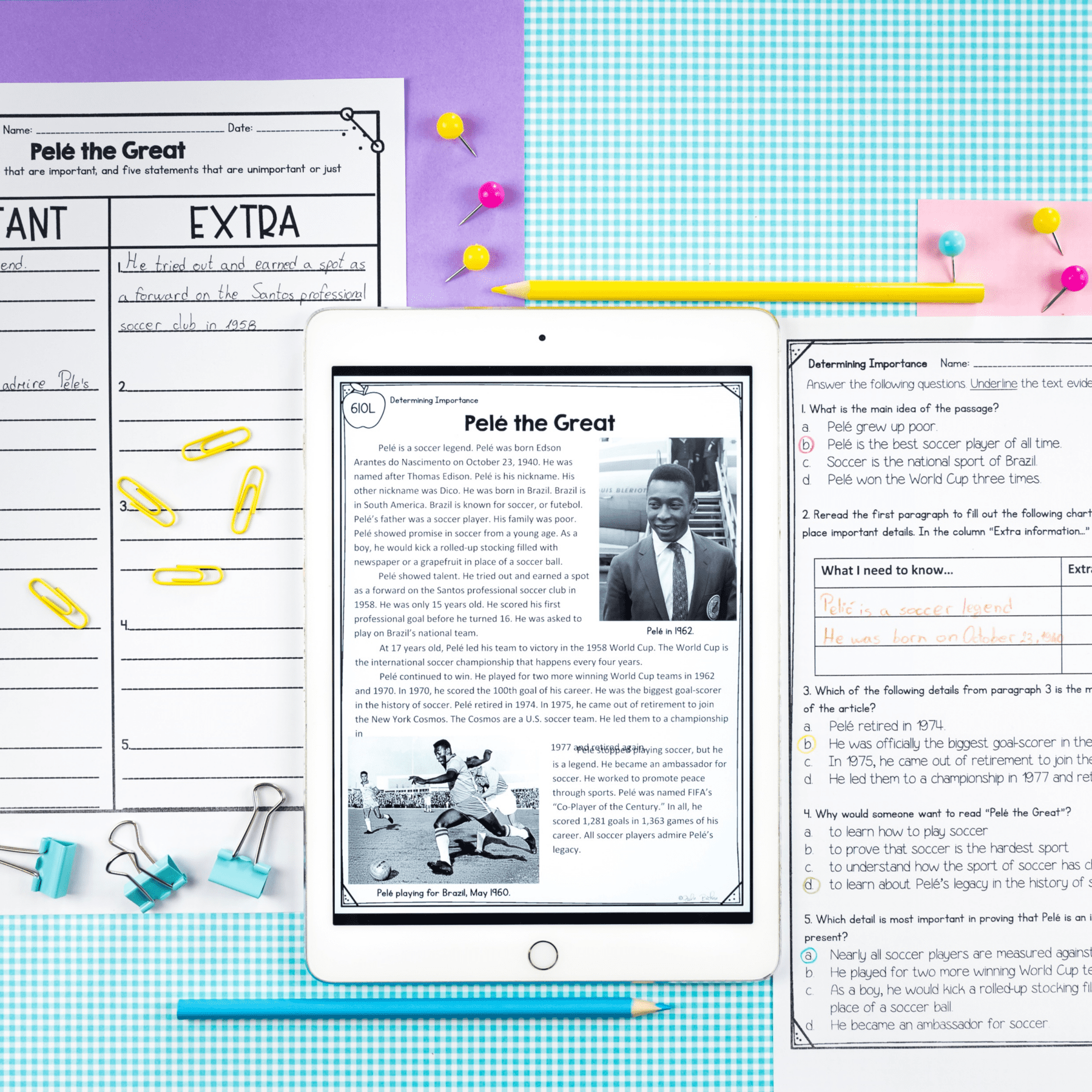 Determine Importance - 2nd & 3rd Grade Close Reading Comprehension Passages Unit - Image 2