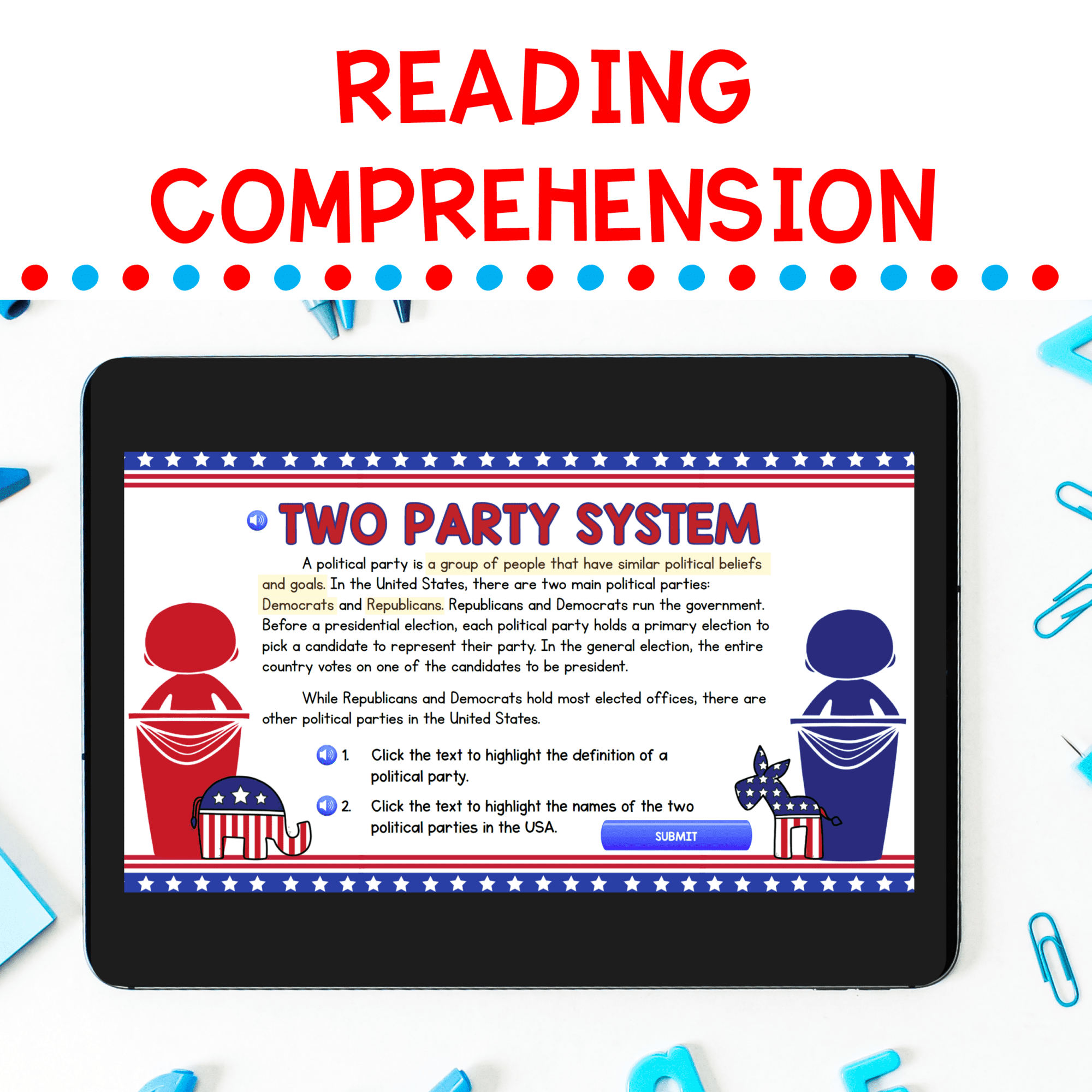 2024 Election Lesson Social Studies Digital Resource Activity President Politics - Image 3