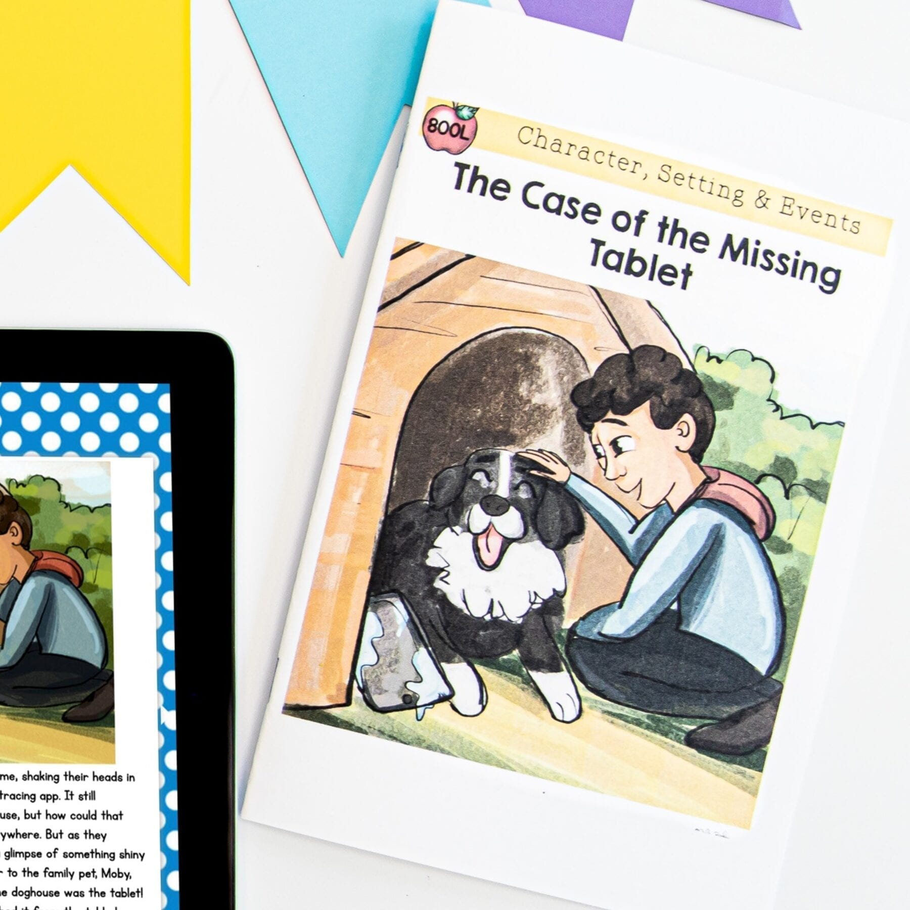 Guided Reading Packet: Characters, Setting, & Events - 4th Grade RL.4.3 - Printable & Digital - Image 3